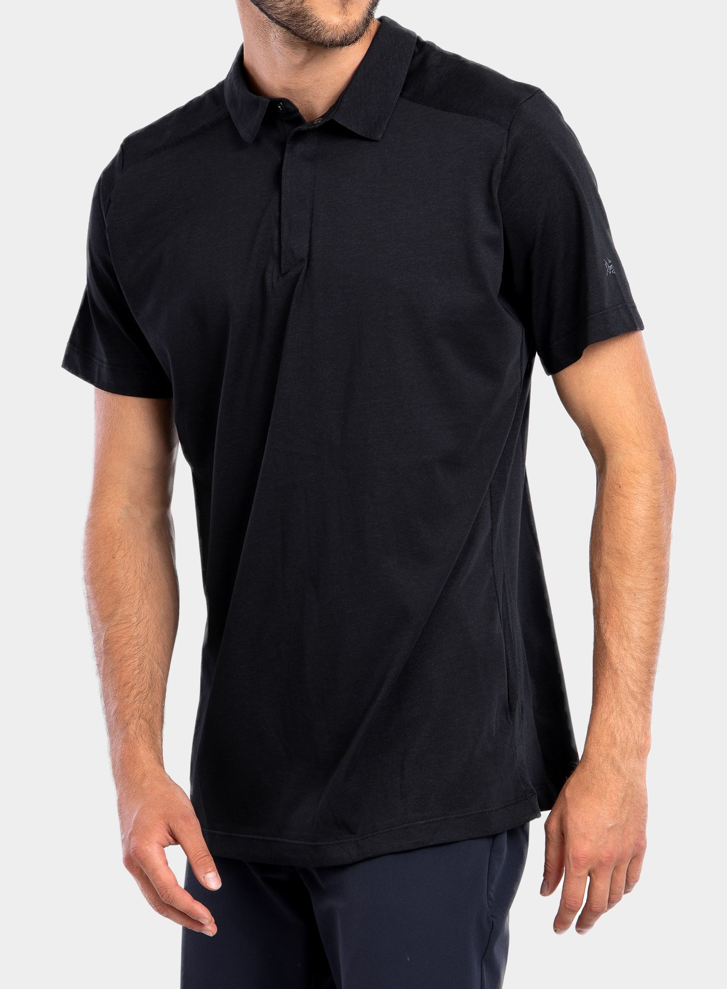 Polo majica Arcteryx Eris Polo - black