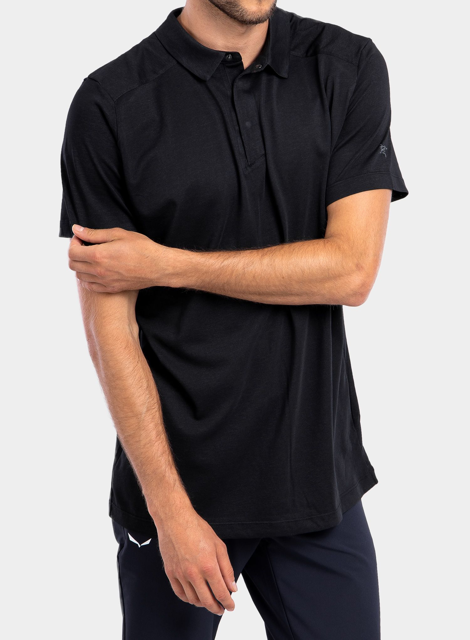 Polo majica Arcteryx Eris Polo - black