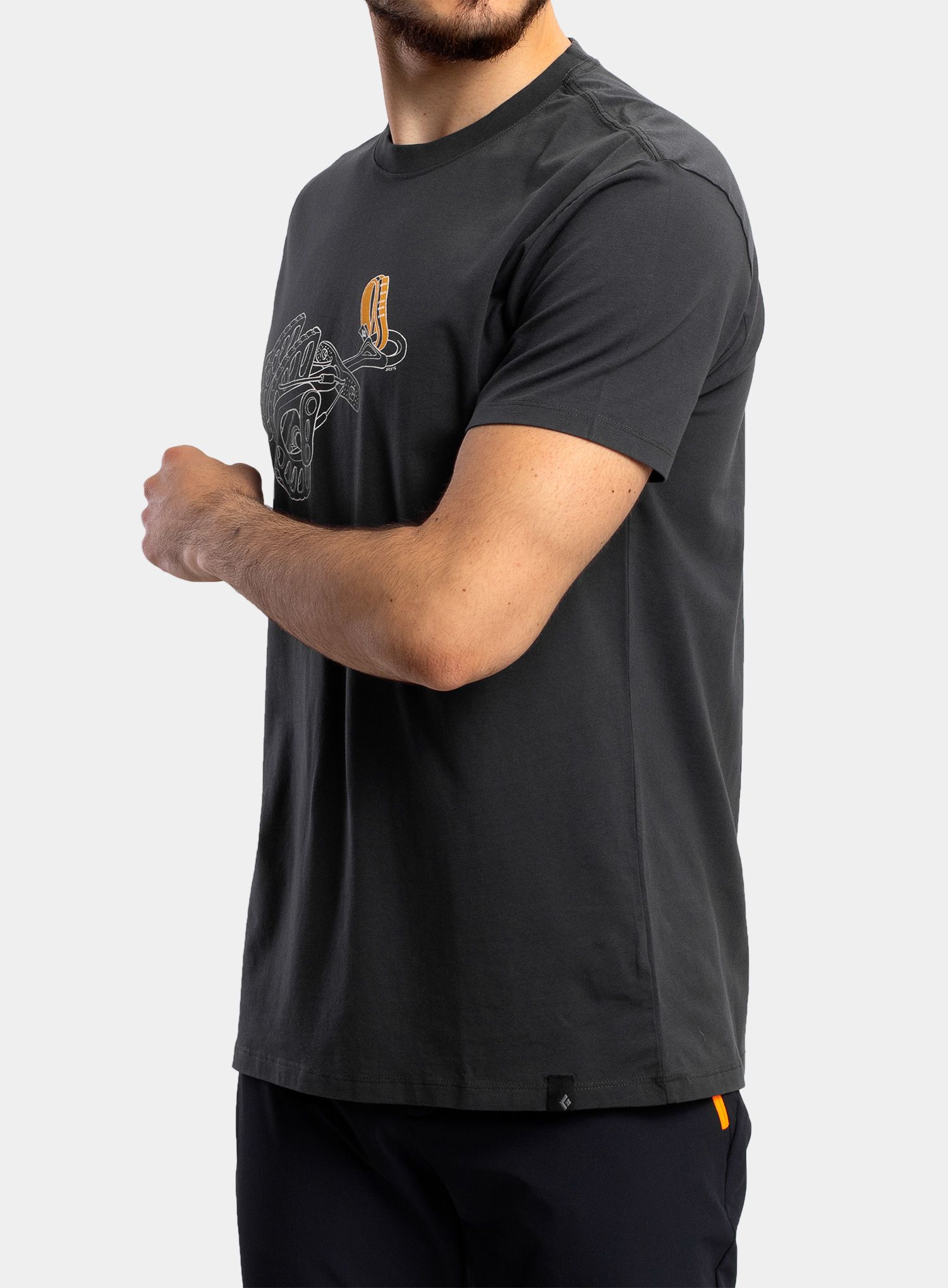 Pamučna majica Black Diamond Cam Tee - carbon