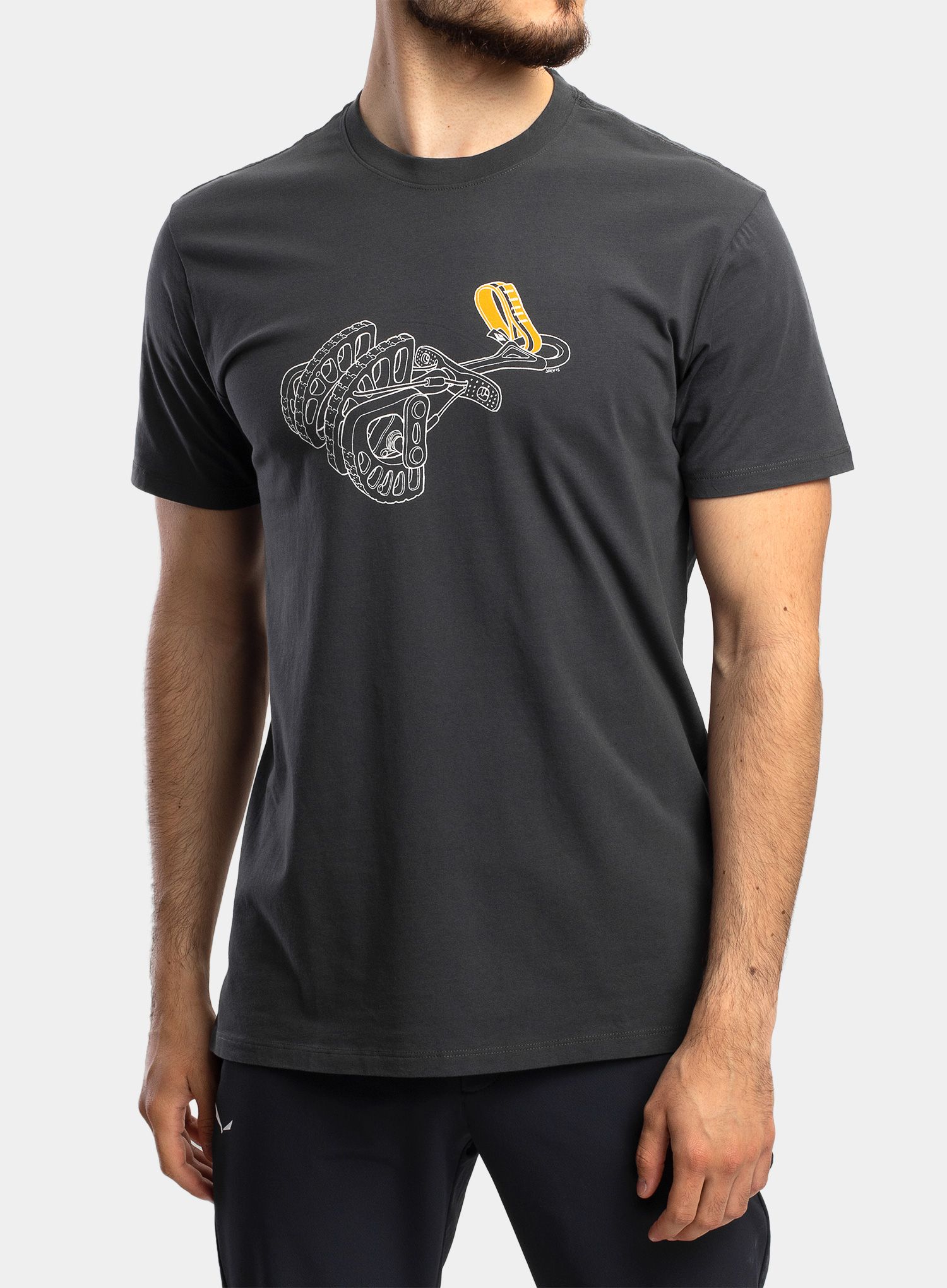 Pamučna majica Black Diamond Cam Tee - carbon