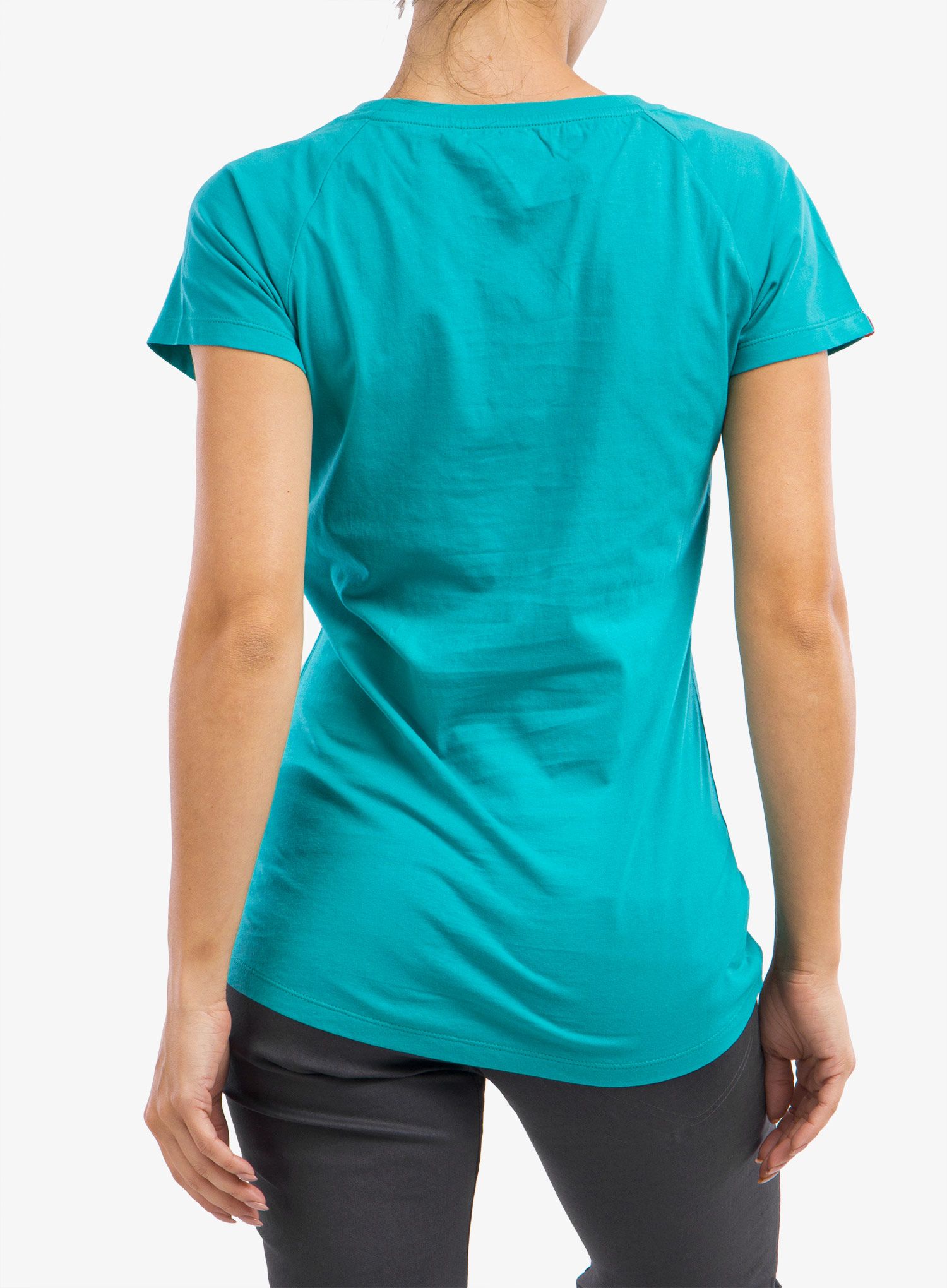 Ženska pamučna majica Ocun Raglan T - green porcelain van