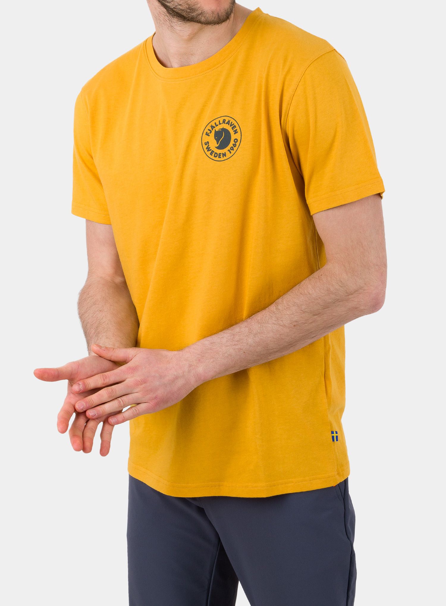 Pamučna majica Fjallraven 1960 Logo T-Shirt - ochre