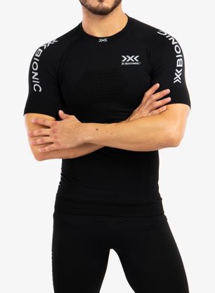 Majica za trčanje X-Bionic Regulator Run Speed Shirt Sh Sl Men - opal black/arctic white