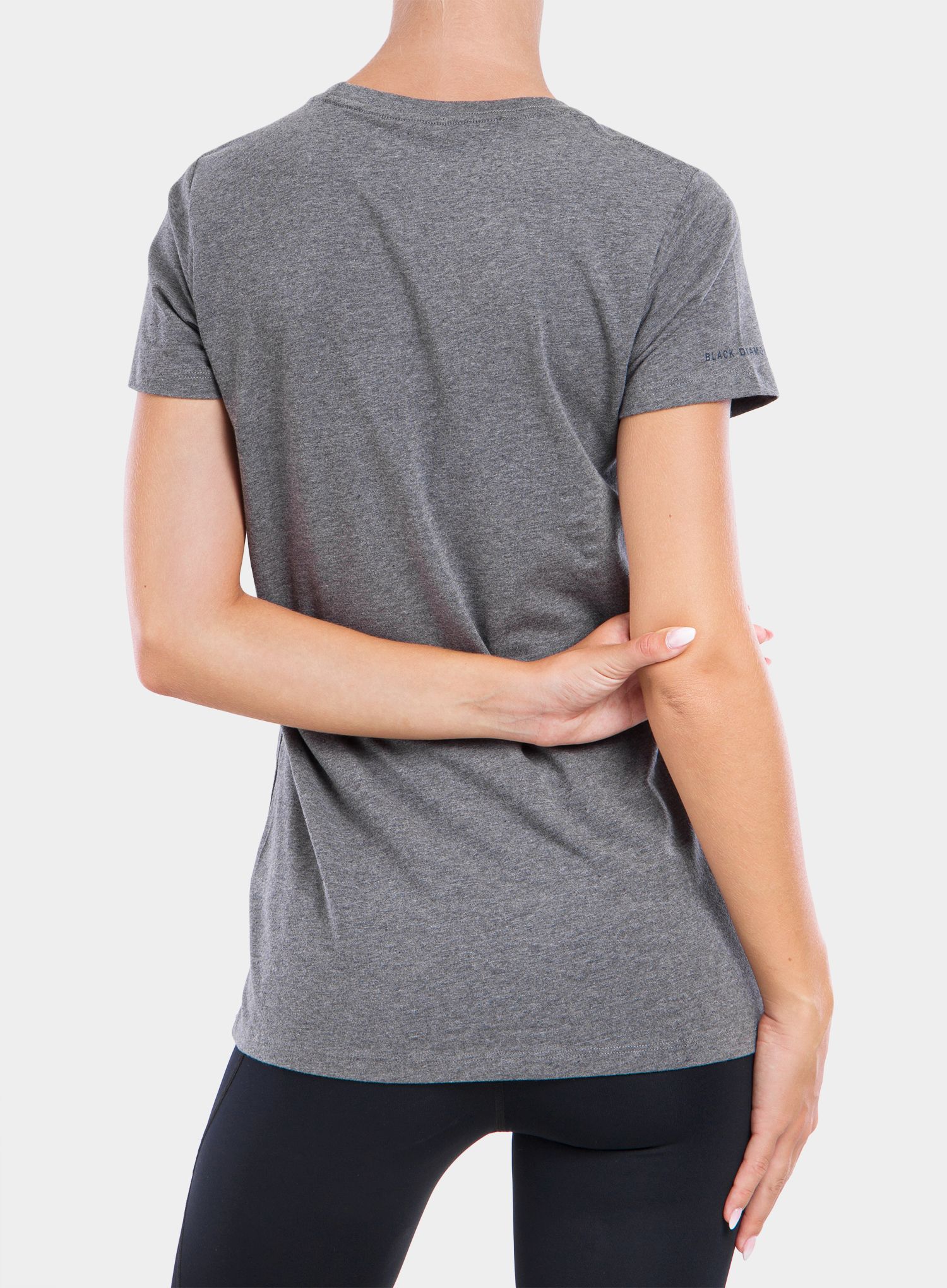 Ženska majica Black Diamond Rise and Climb Tee - charcoal heather