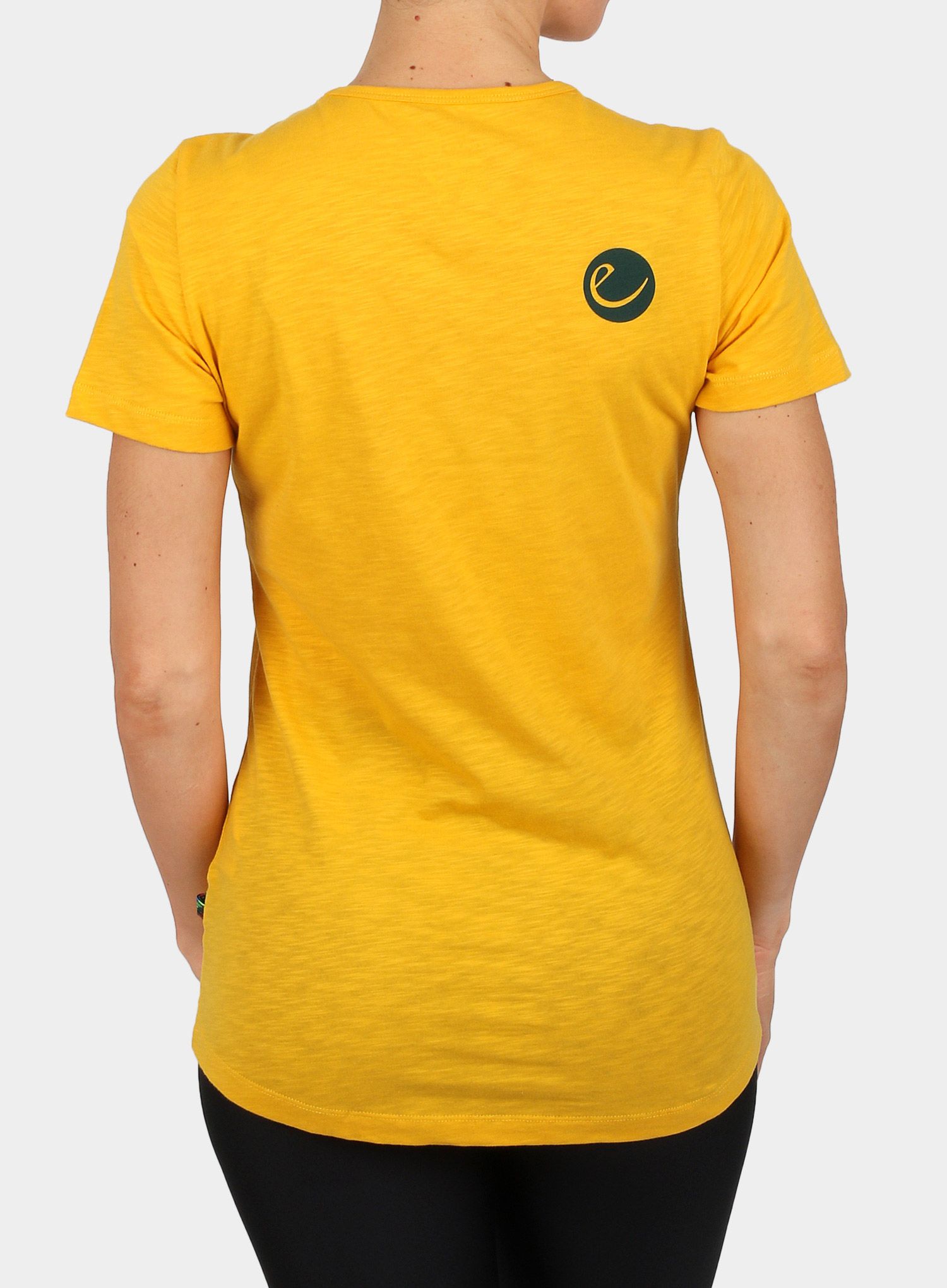 Ženska majica Edelrid Highball T-Shirt IV - golden yellow