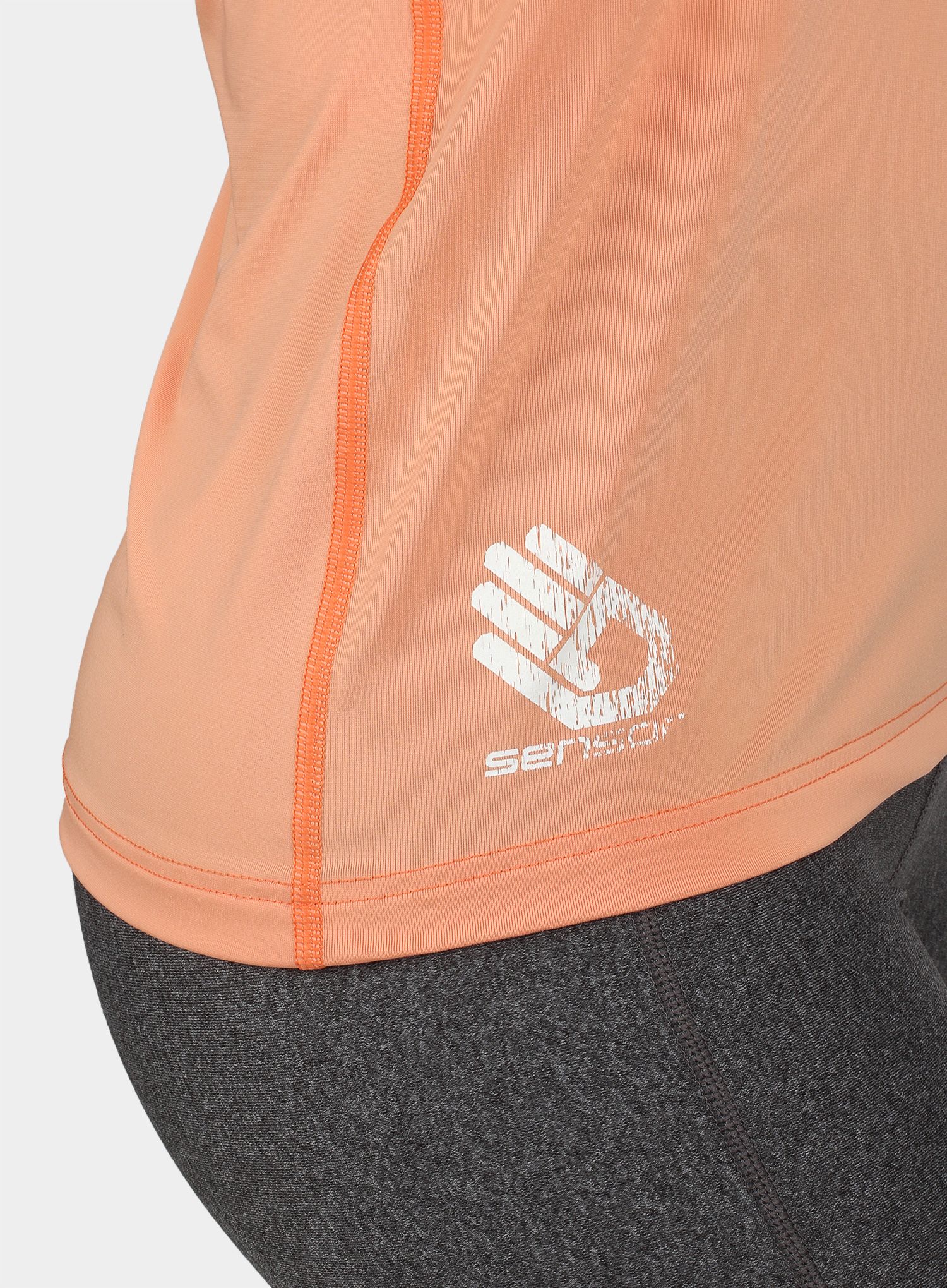Ženska majica Sensor Coolmax Fresh Performance Tee - apricot hand