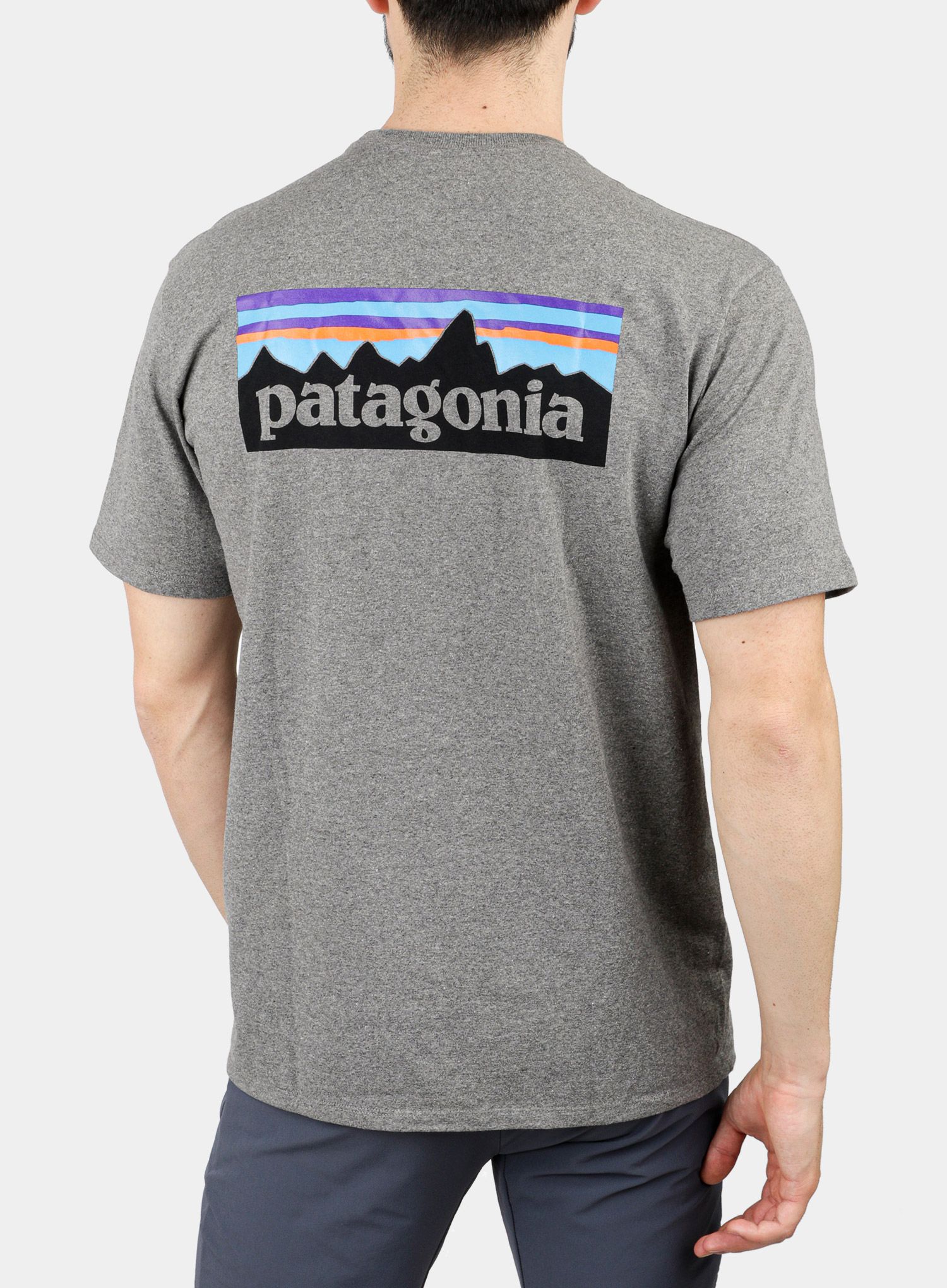 Majica Patagonia P-6 Logo Responsibili-Tee - gravel heather