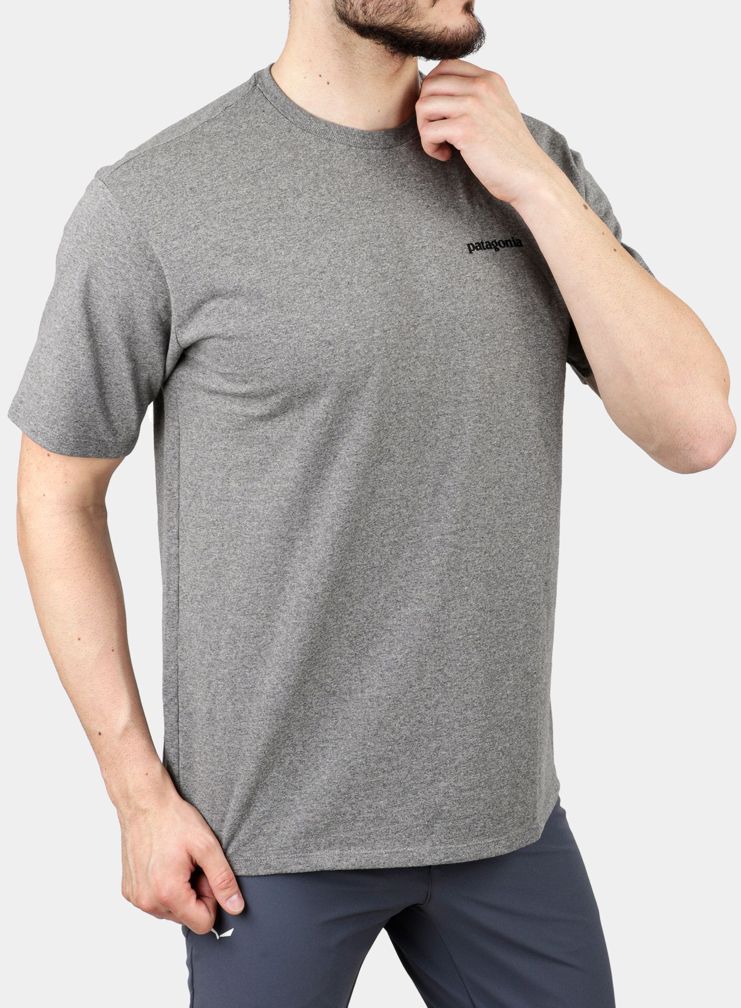 Majica Patagonia P-6 Logo Responsibili-Tee - gravel heather