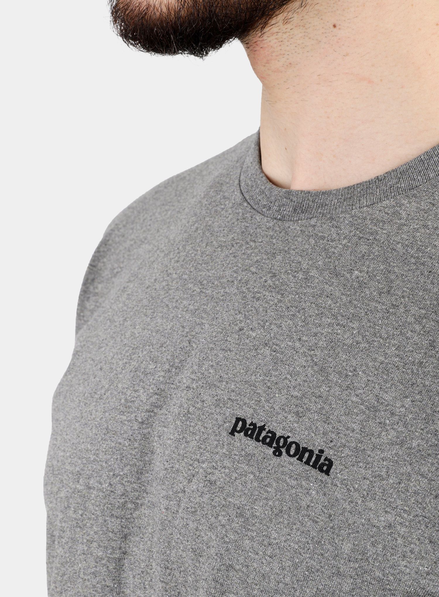 Majica Patagonia P-6 Logo Responsibili-Tee - gravel heather
