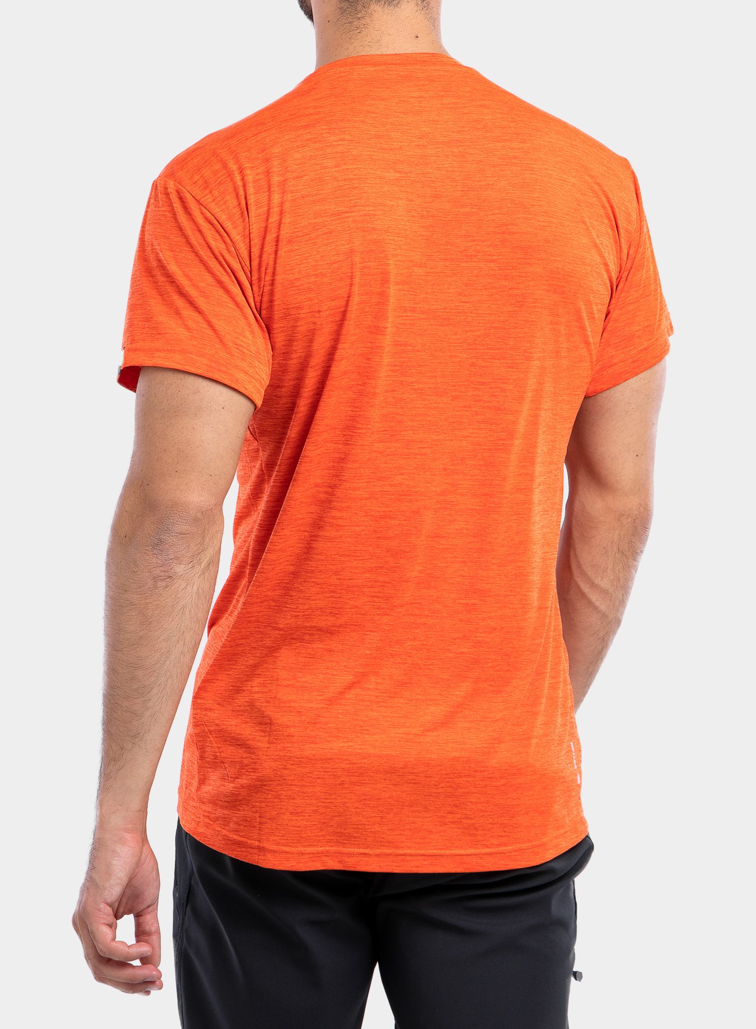 Majica Salewa Puez Melange Dry S/S Tee - red oragne melange