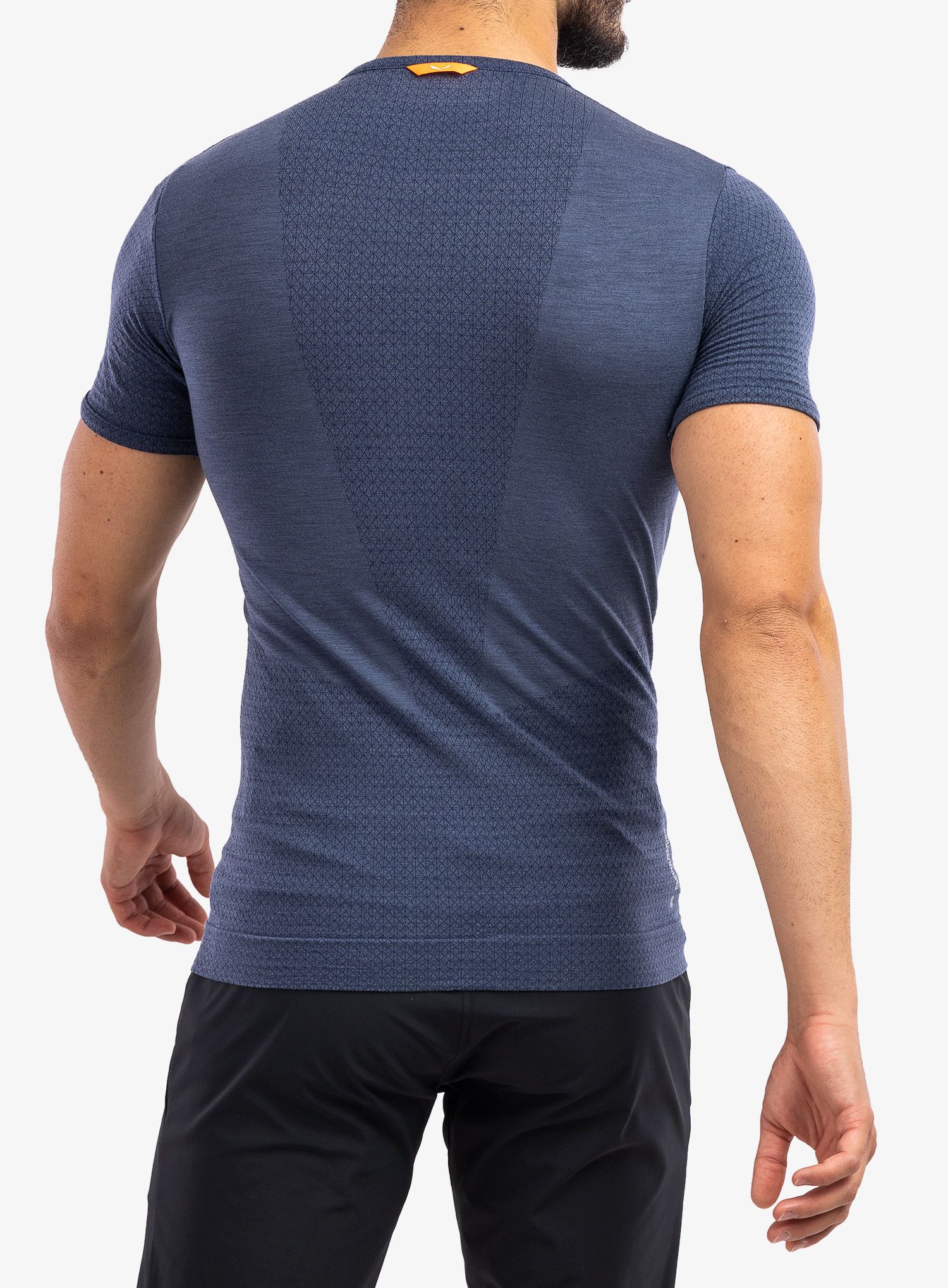 Majica Salewa Zebru Medium Warm Amr T-Shirt - dark denim