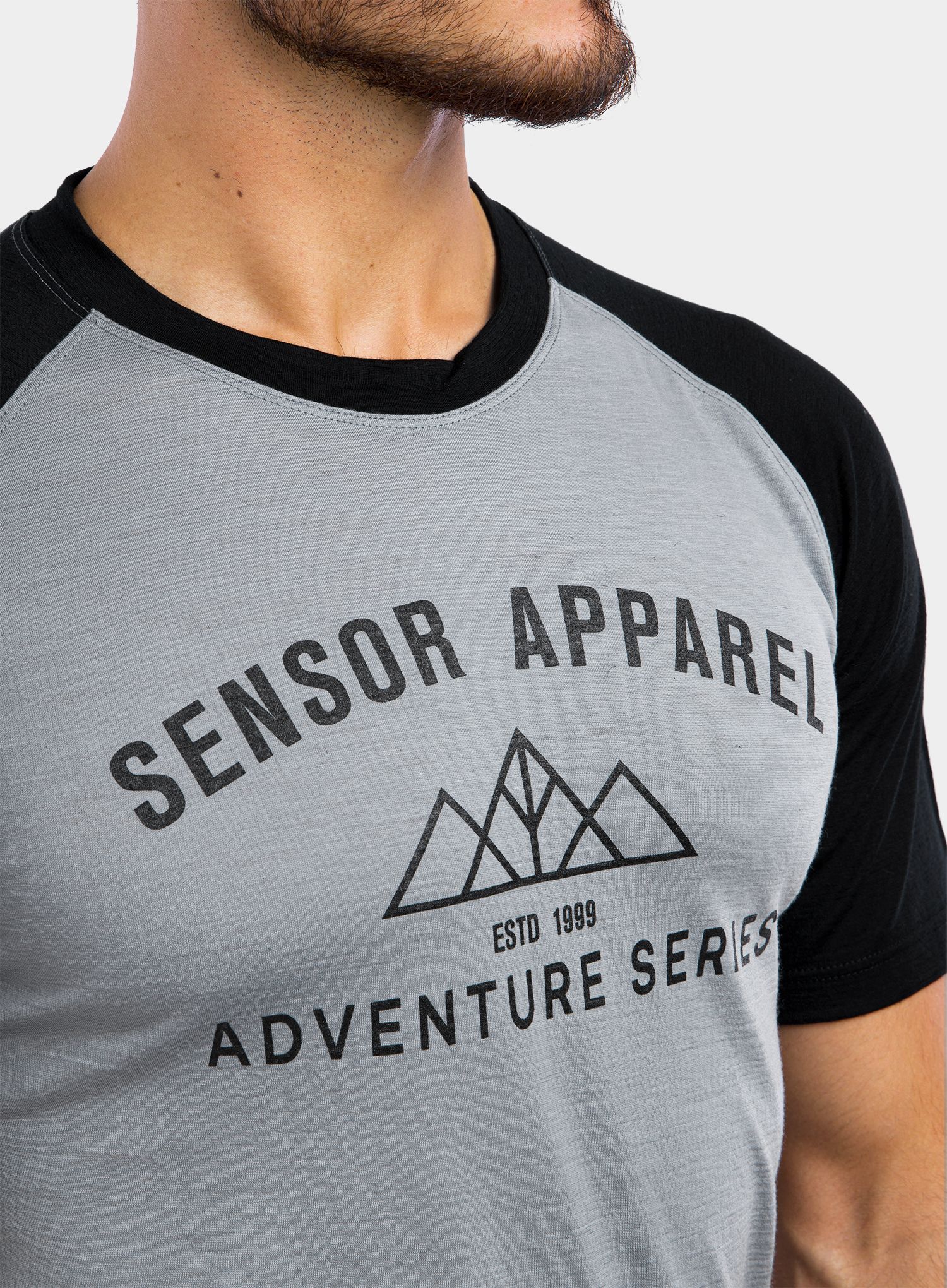 Merino majica Sensor Merino Active PT Tee S/S - grey adventure