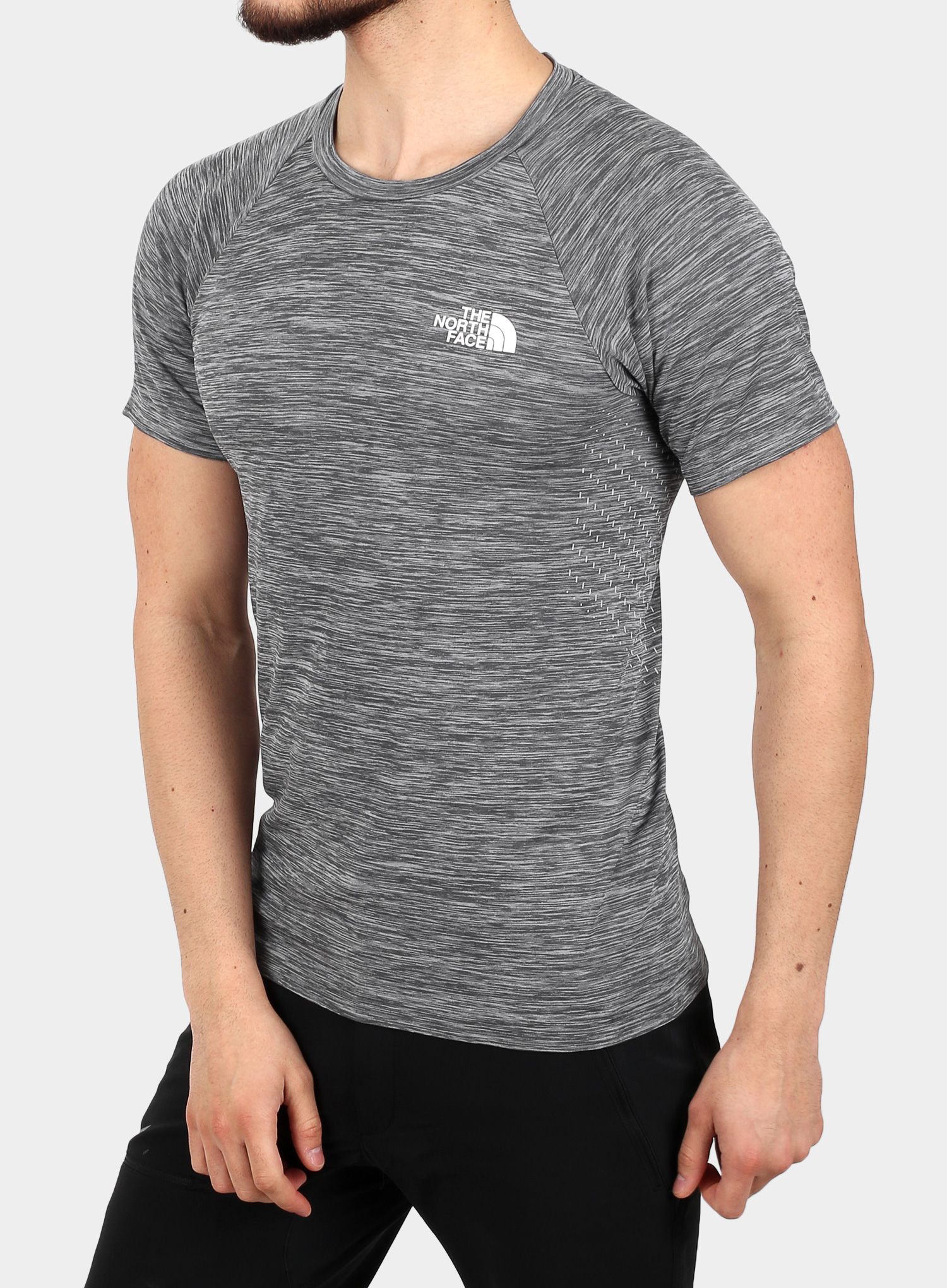 Majica The North Face Impendor Seamless Tee - blk white/white