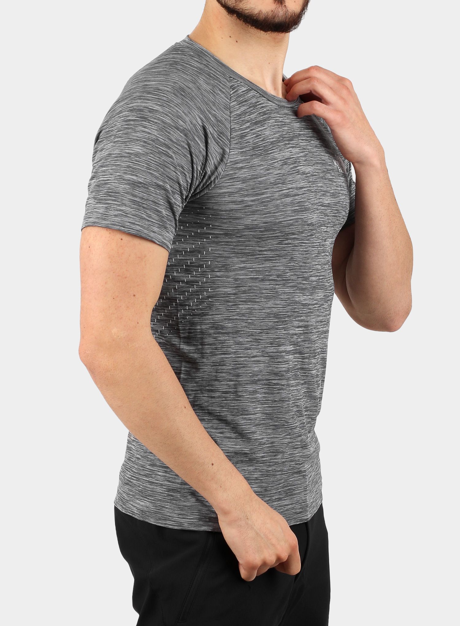 Majica The North Face Impendor Seamless Tee - blk white/white