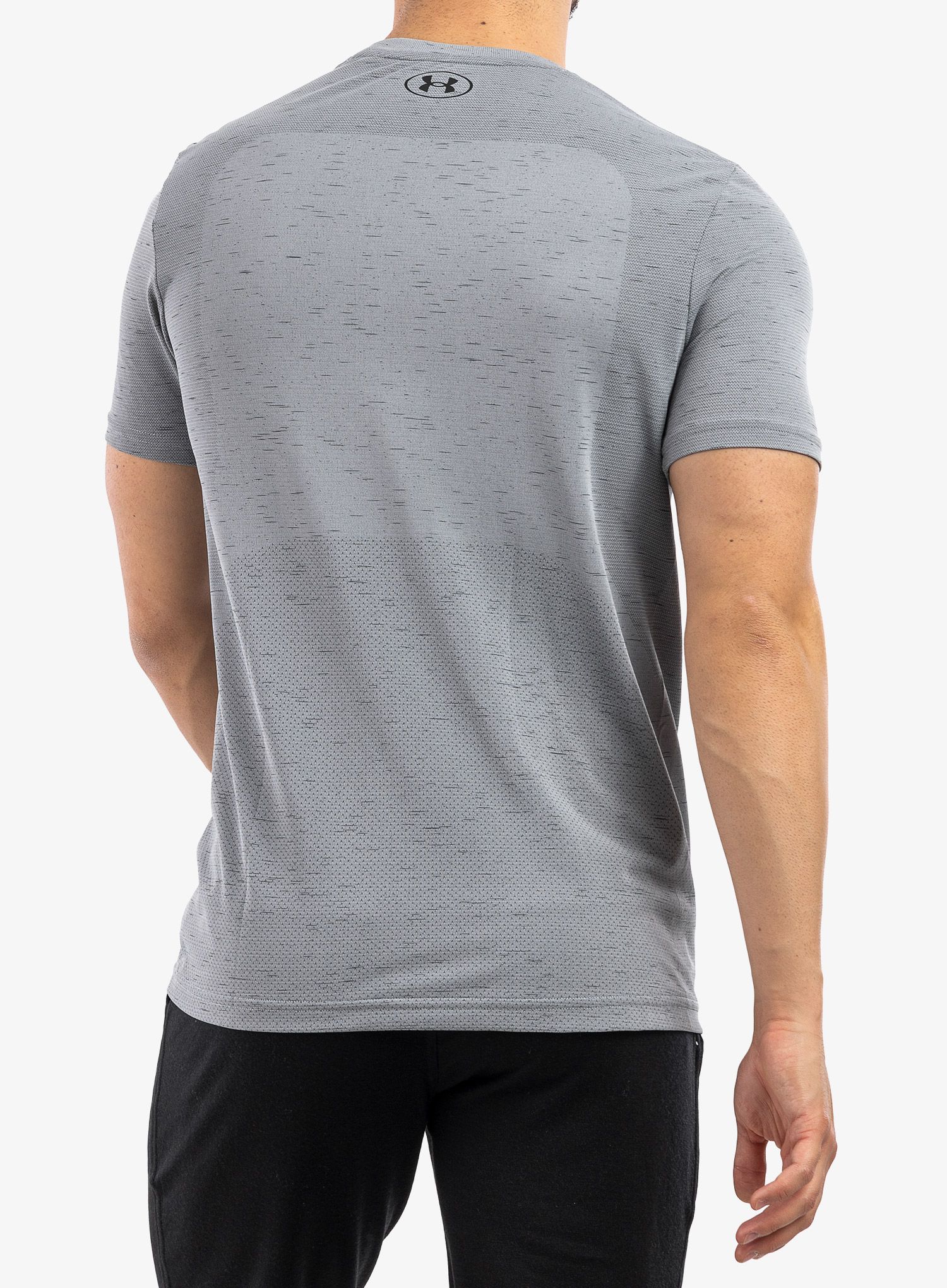 Majica za trening Under Armour UA Seamless Short Sleeve - mod gray/black