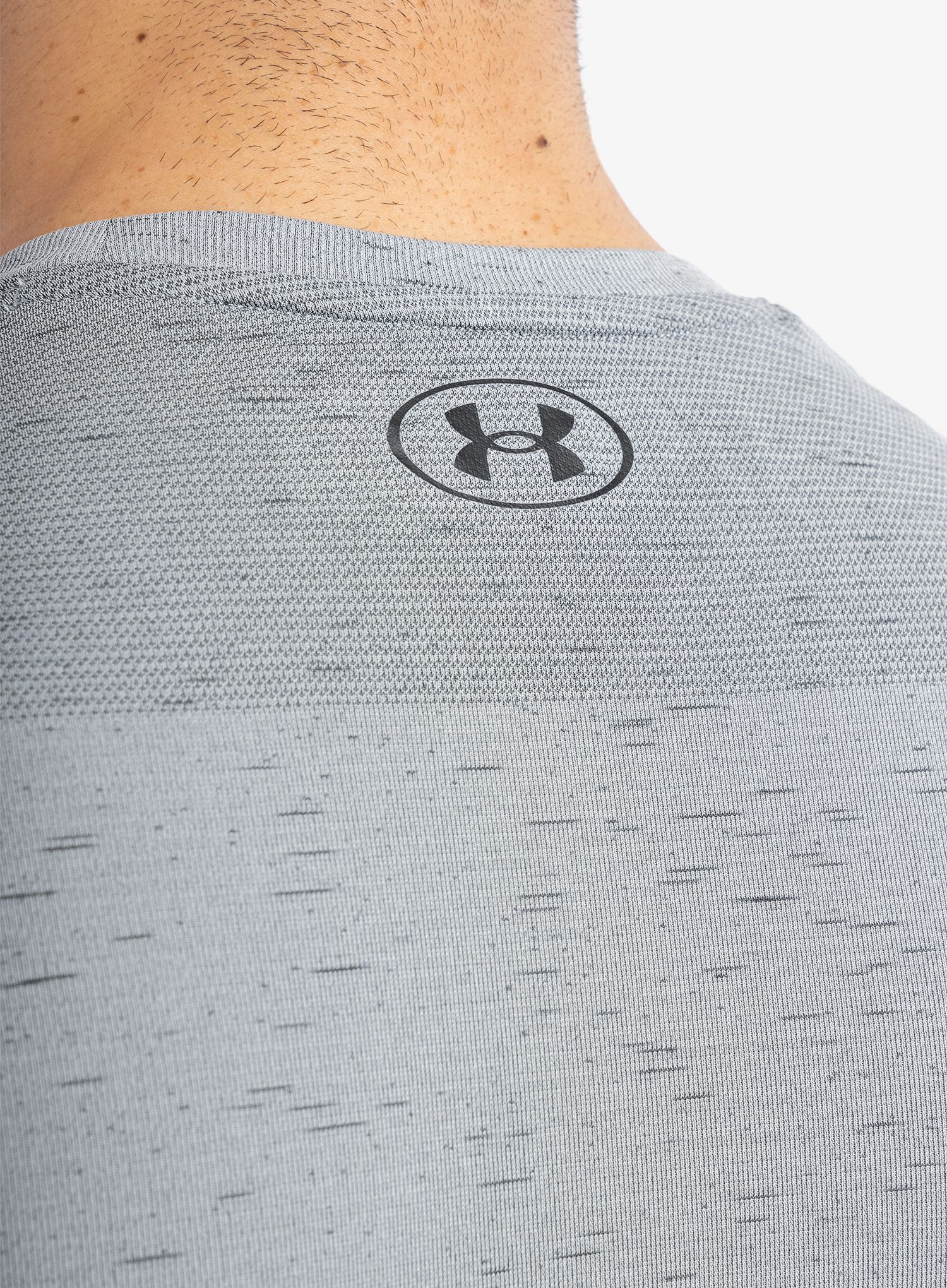 Majica za trening Under Armour UA Seamless Short Sleeve - mod gray/black