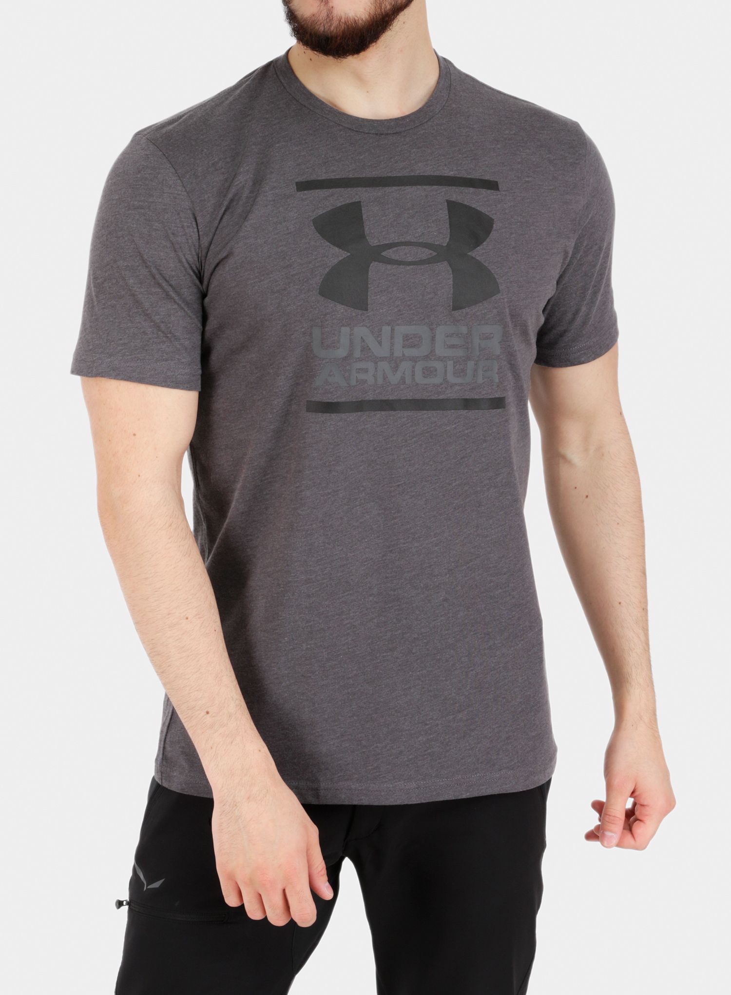Majica Under Armour UA GL Foundation Short Sleeve T-Shirt - Loose - charcoal medium/graphite