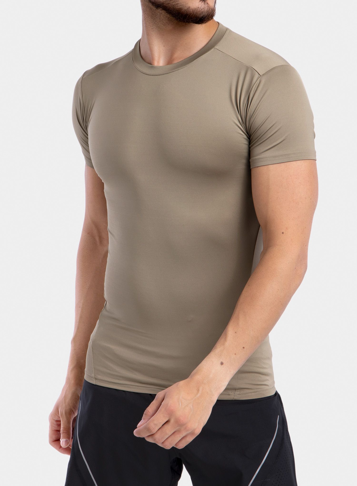 Majica Under Armour Tactical HeatGear Compression Tee - federal tan