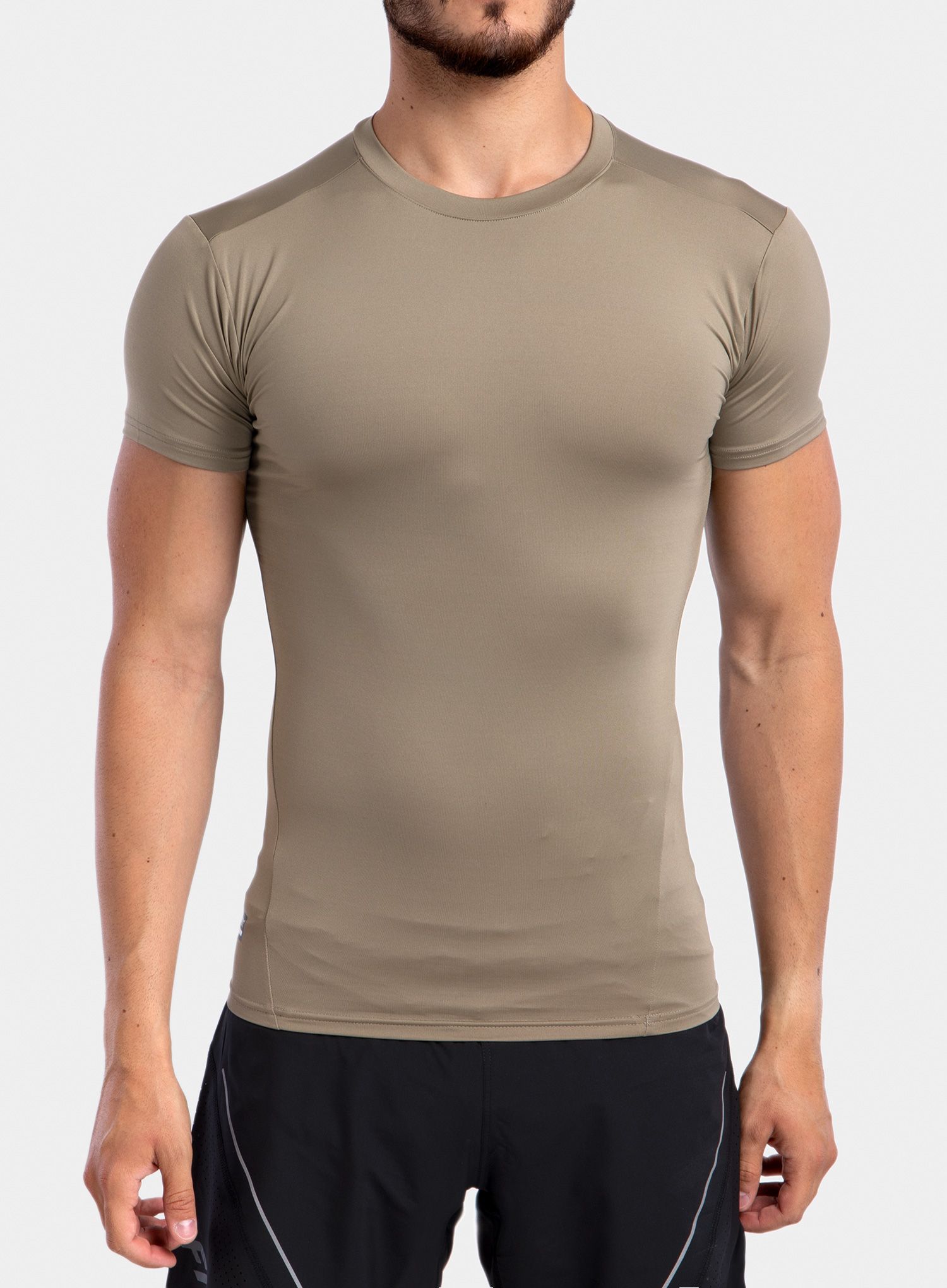 Majica Under Armour Tactical HeatGear Compression Tee - federal tan