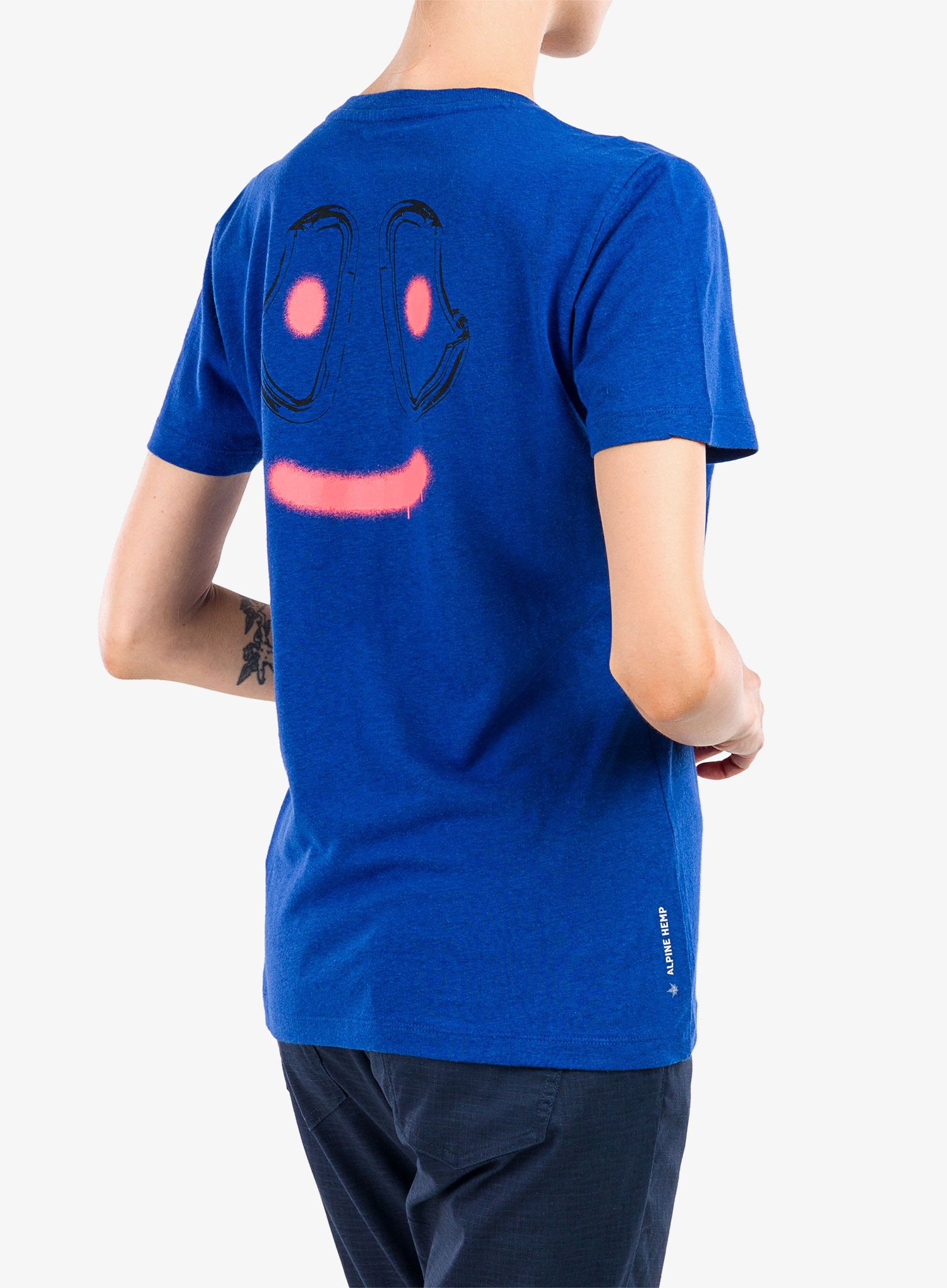 Ženska penjačka majica Salewa Lavaredo Hemp Print T-Shirt - electric