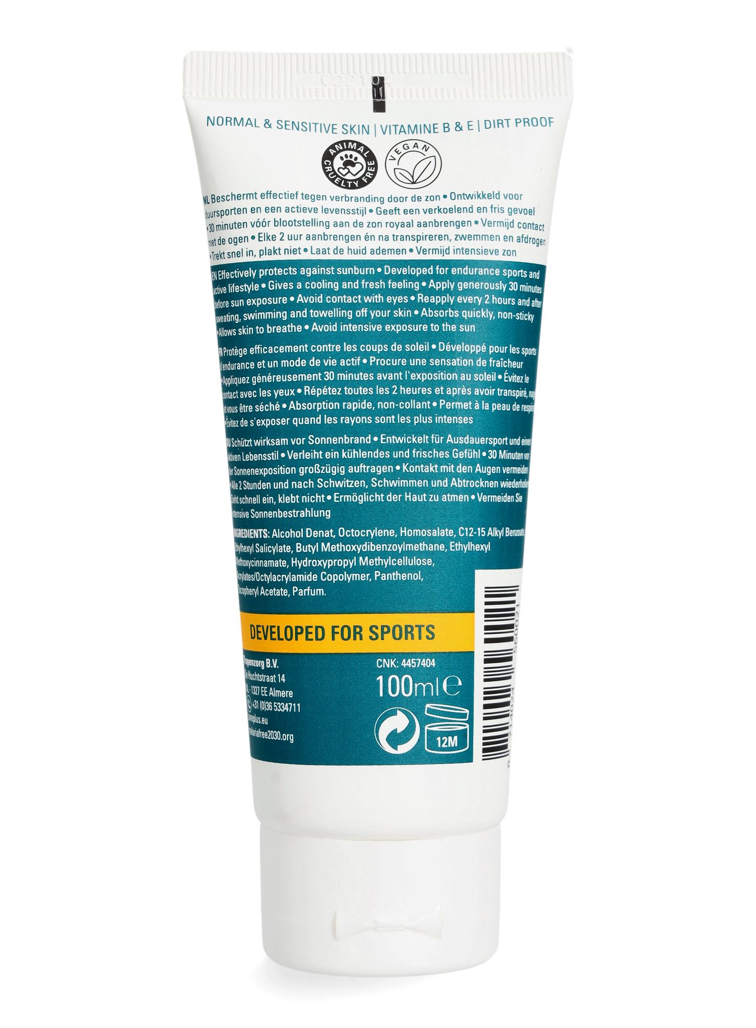 Krema s filterom Care Plus Sun Protection Sports Tube SPF 30 100ml