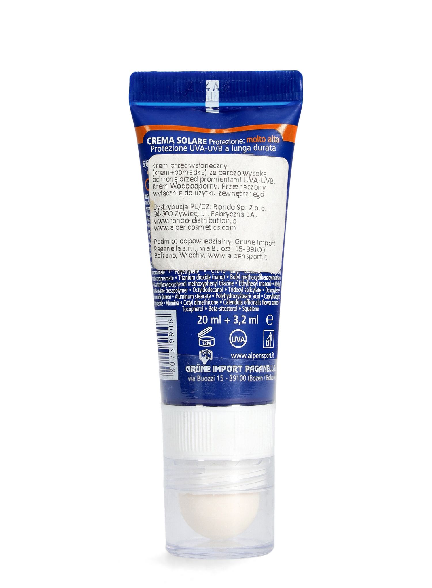 Krema s filterom Alpen Sun Combi F50+ 23,2 ml