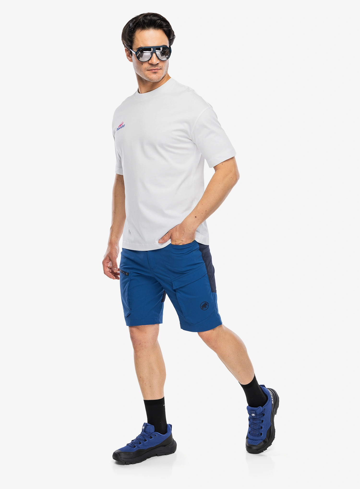 Kratke hlače Mammut Zinal Hybrid Shorts - tschiel/marine