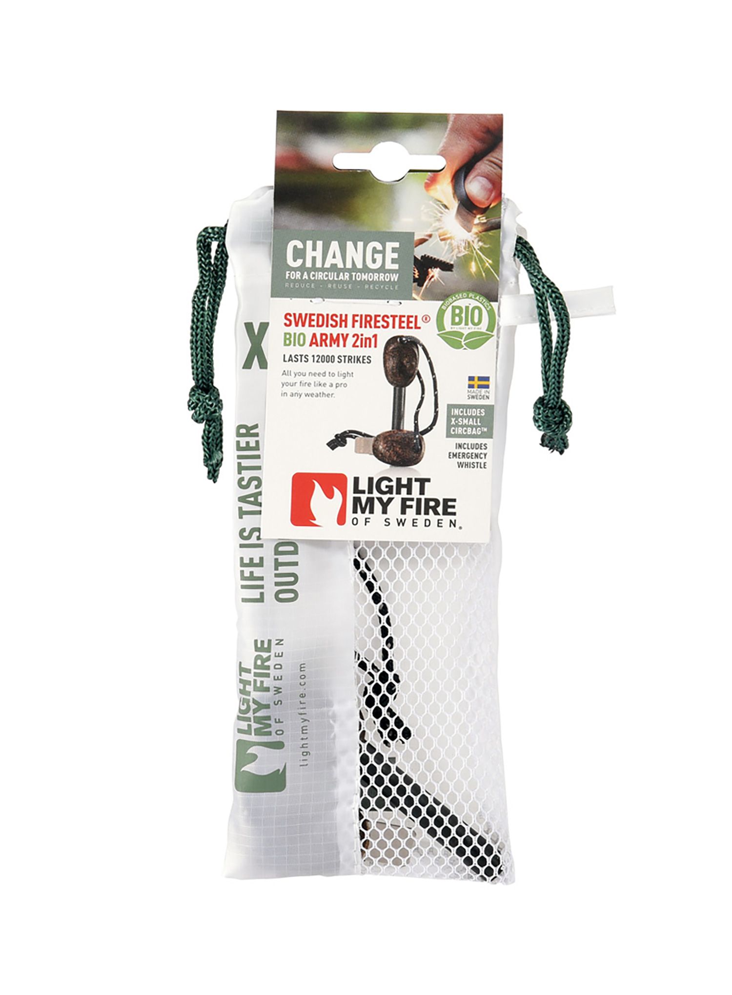 Kremen Light My Fire Firesteel Bio Army 2in1 - cocoshell