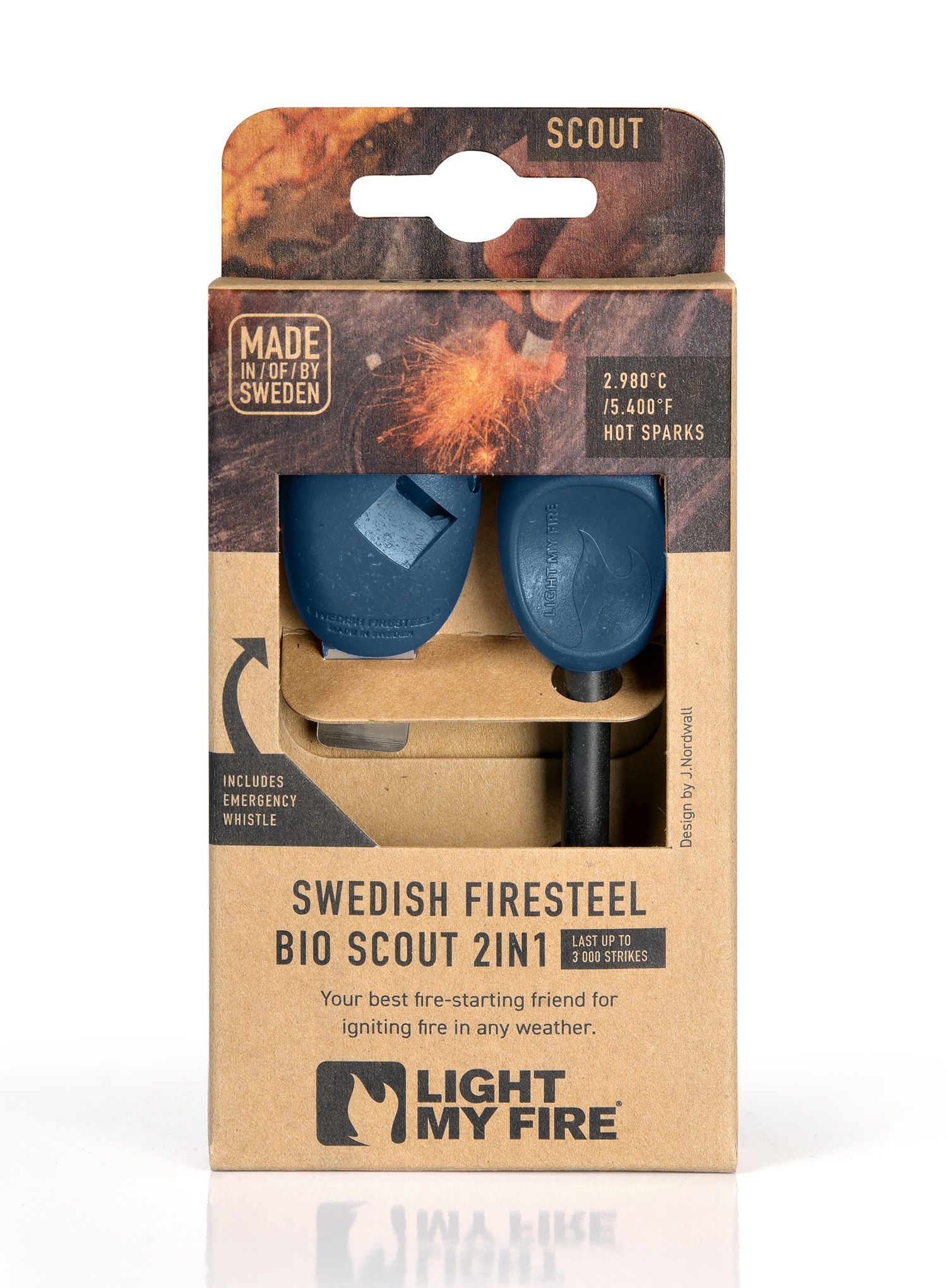Kremen Light My Fire Firesteel Bio Scout - hazy blue