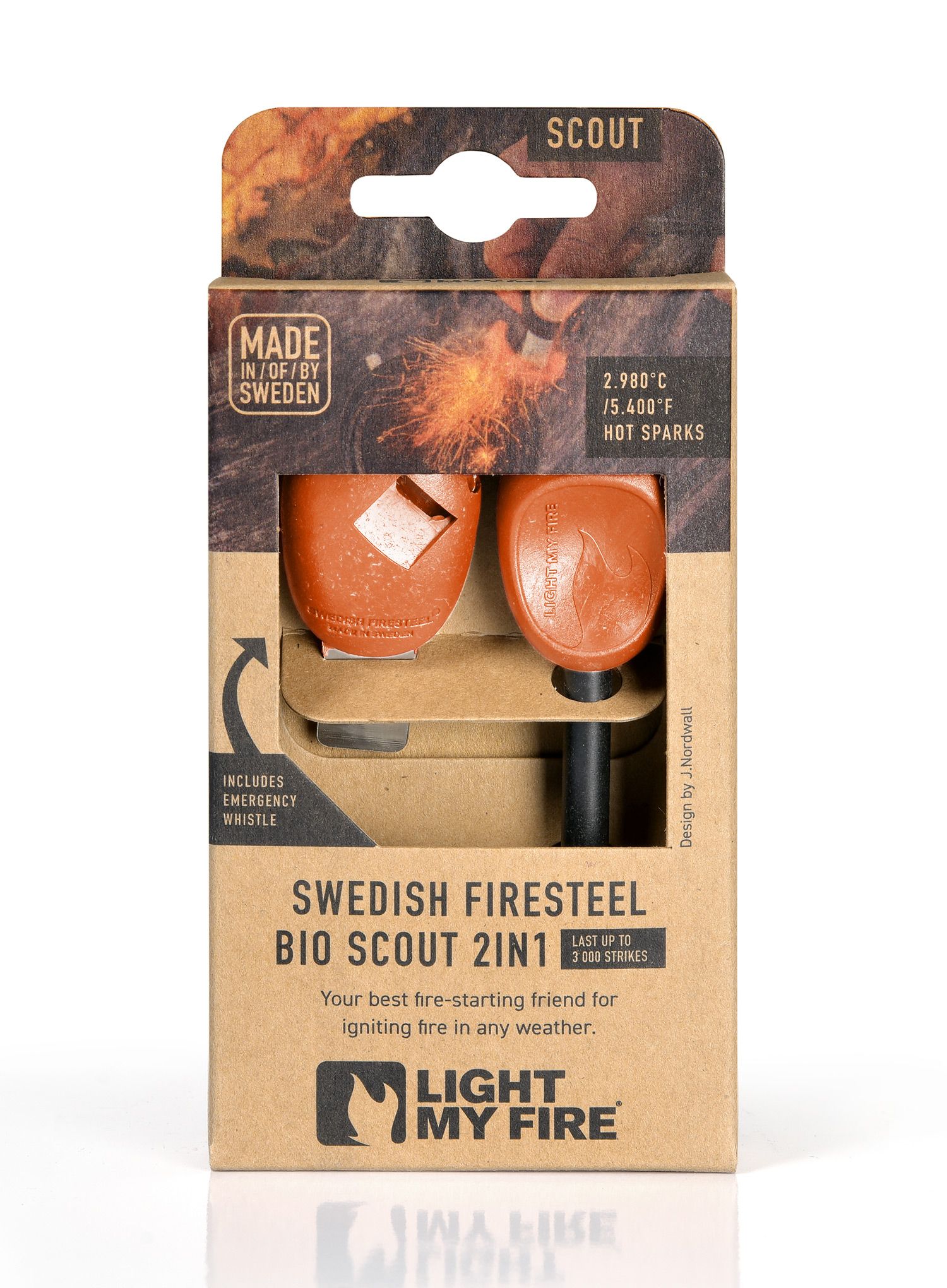 Kremen Light My Fire Firesteel Bio Scout - rusty orange