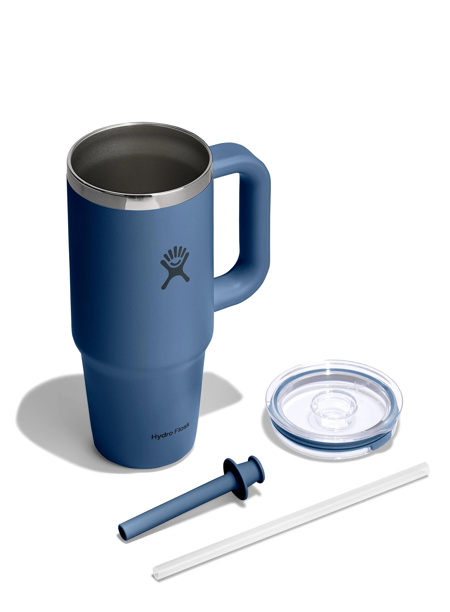 Termo šalica Hydro Flask 24 Oz  Travel Tumbler Clear Lid (710 ml) - harbor blue