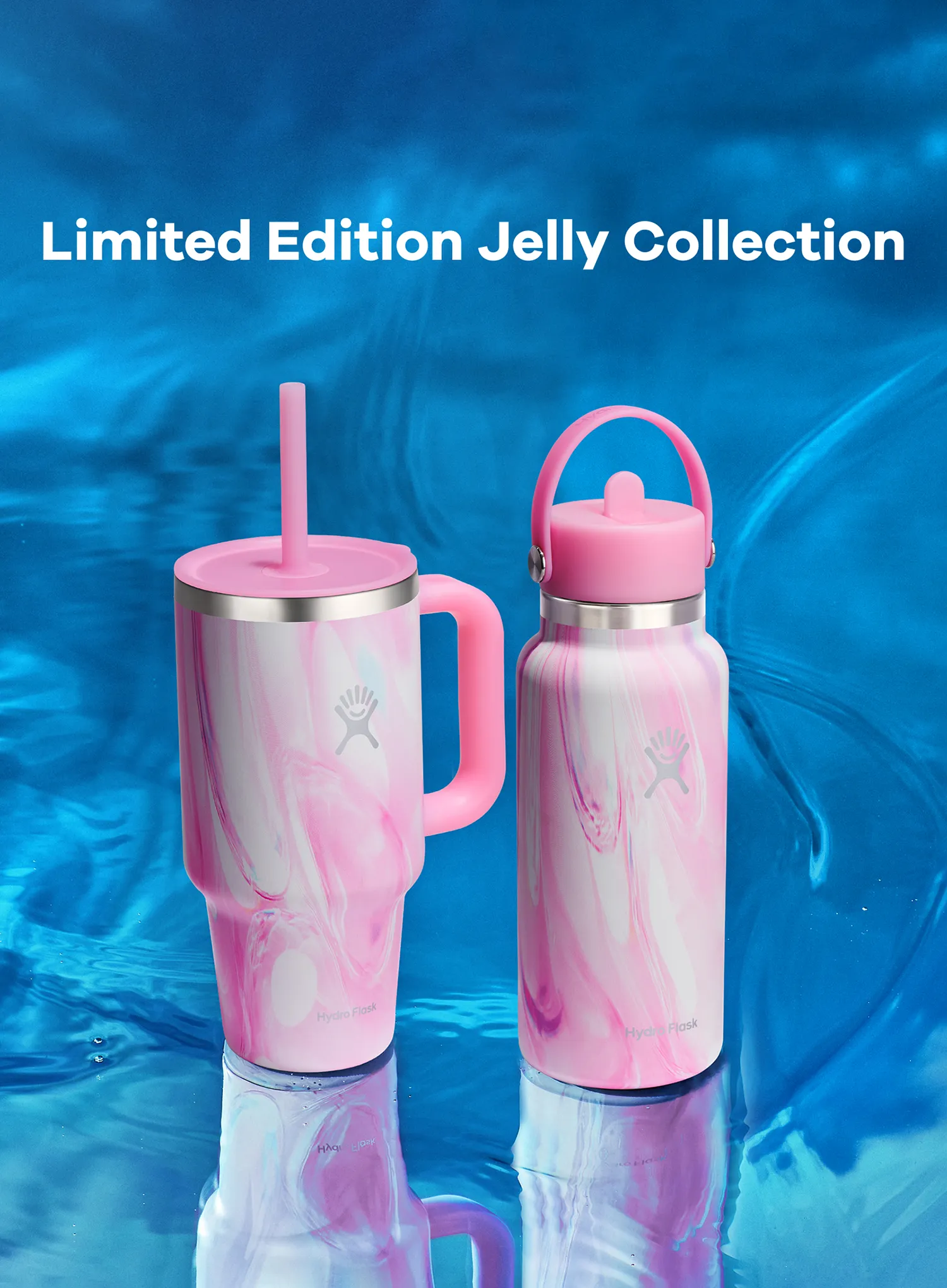 Termo šalica Hydro Flask 32 oz Travel Tumbler (946 ml) - jelly pink