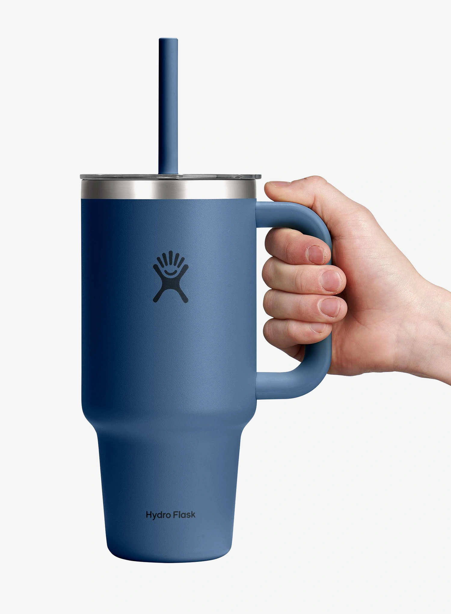 Termo šalica Hydro Flask 32 Oz Travel Tumbler Clear Lid (946 ml) - harbor blue