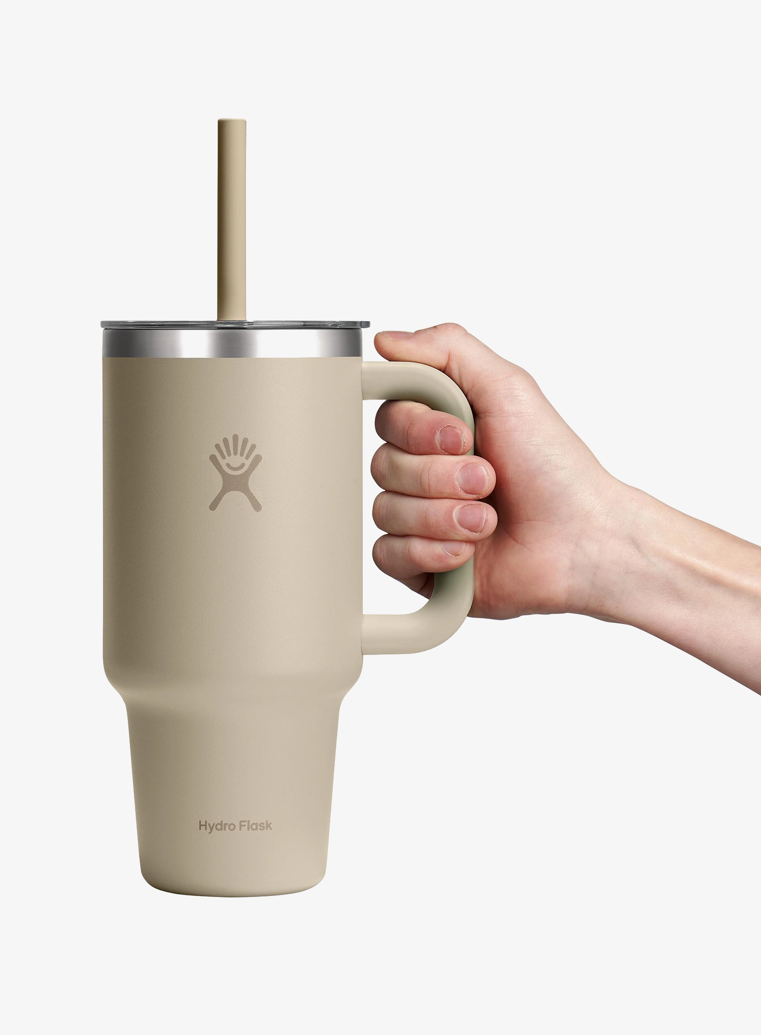 Termo šalica Hydro Flask 32 Oz Travel Tumbler Clear Lid (946 ml) - oat