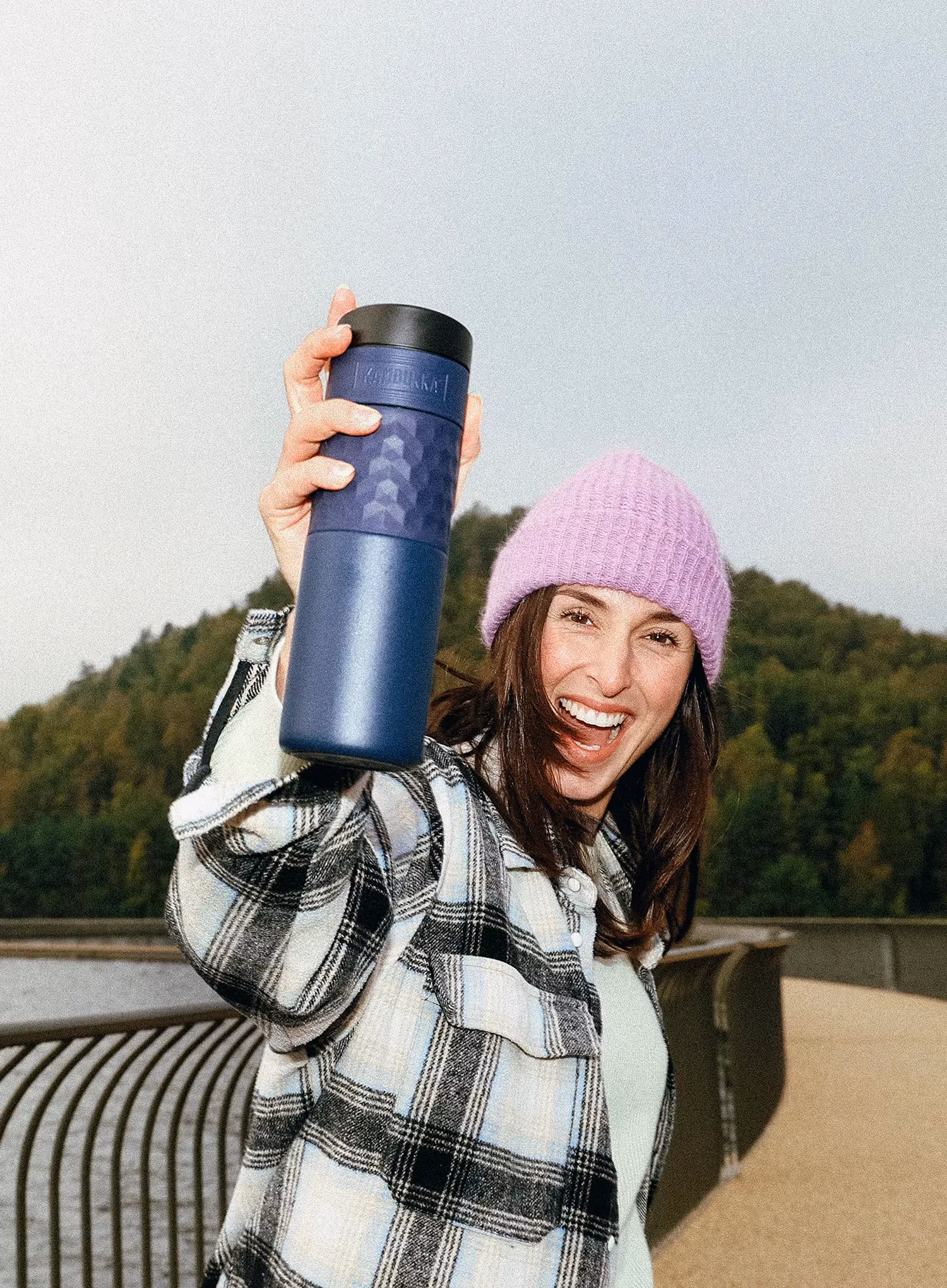 Termo šalica Kambukka Etna Grip 500 ml - denim blue