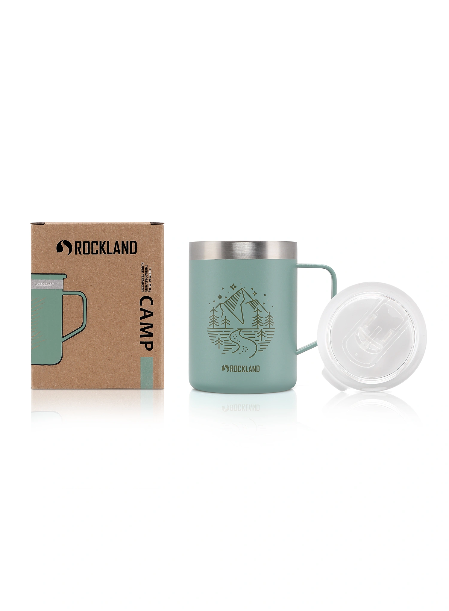 Termo šalica Rockland Camp Mug (0,42 l) - green