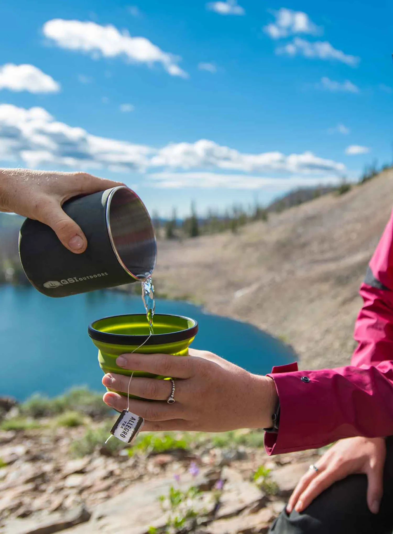 Putna šalica GSI Outdoors Escape 17 Fl. Oz. Cup (503 ml) - green