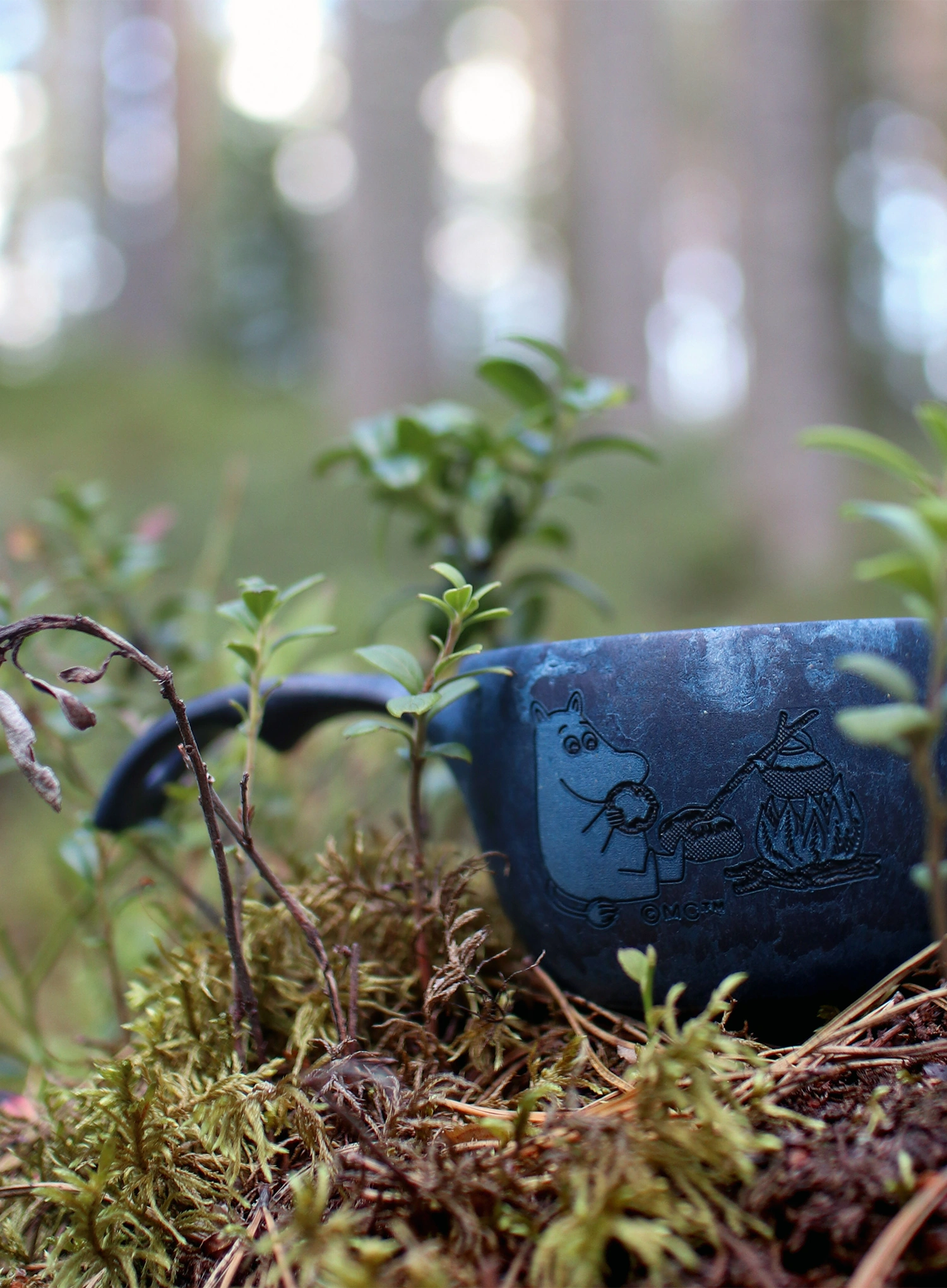 Putna šalica Kupilka 12 Moomin Moomintroll Coffee (0,12 l) - blue