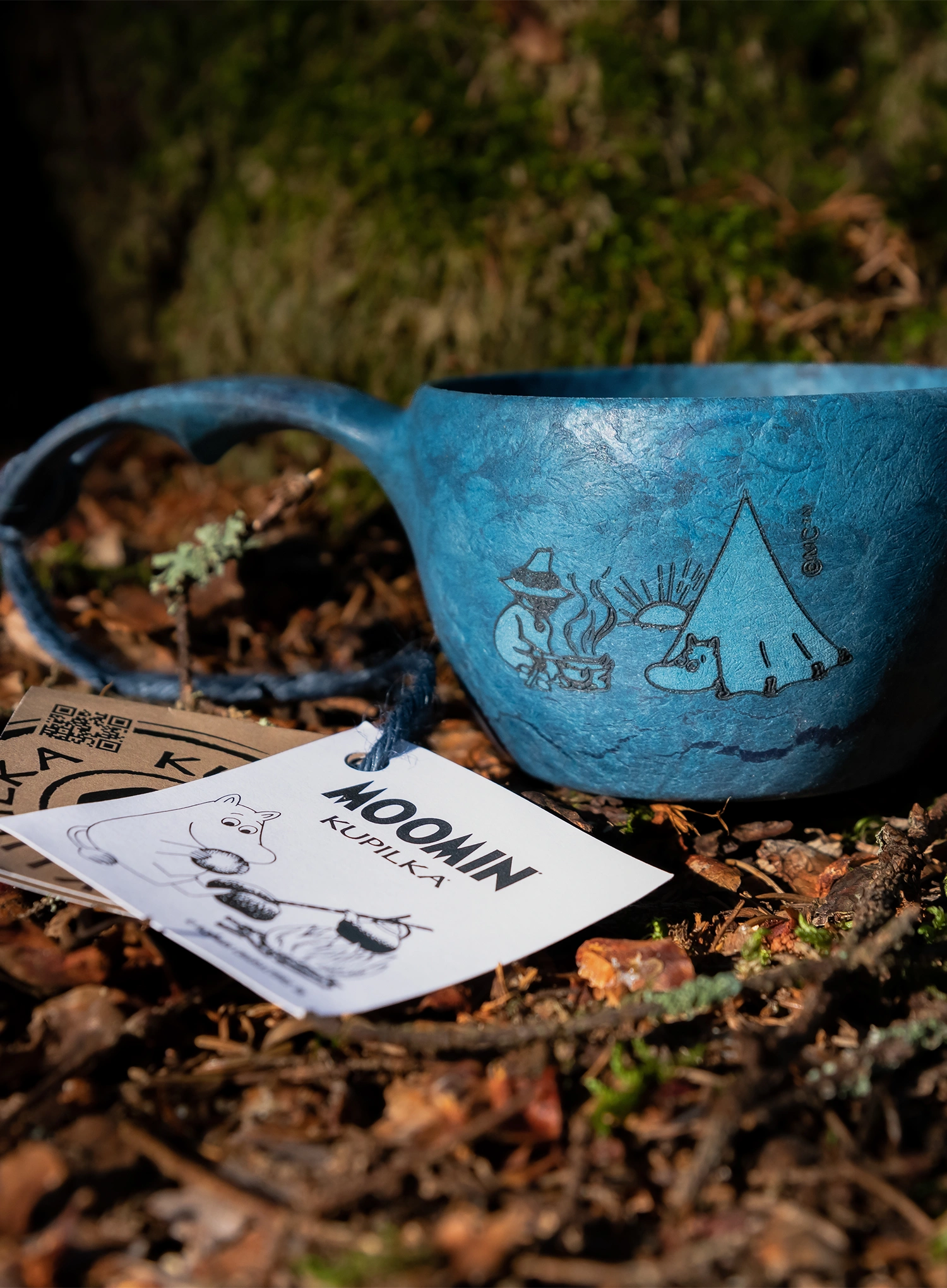 Putna šalica Kupilka 21 Moomin Moomins Camping (0,21 l) - blue