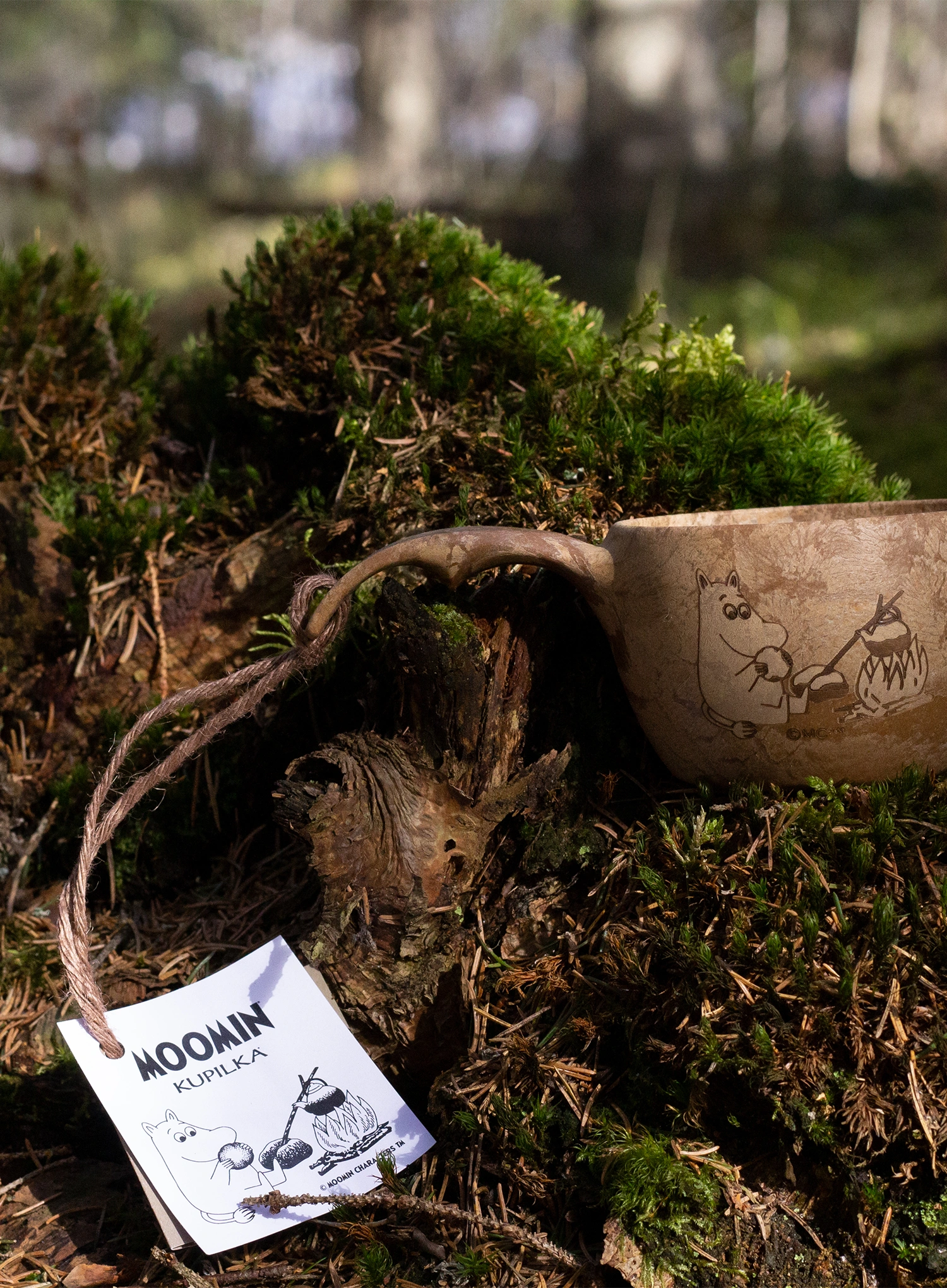 Putna šalica Kupilka 21 Moomin Moomintroll Coffee (0,21 l) - brown