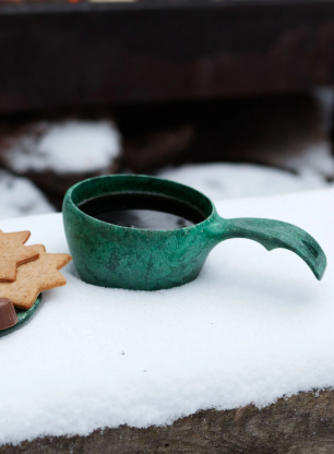 Putna šalica Kupilka 21 + Teaspoon (0,21 l) - green