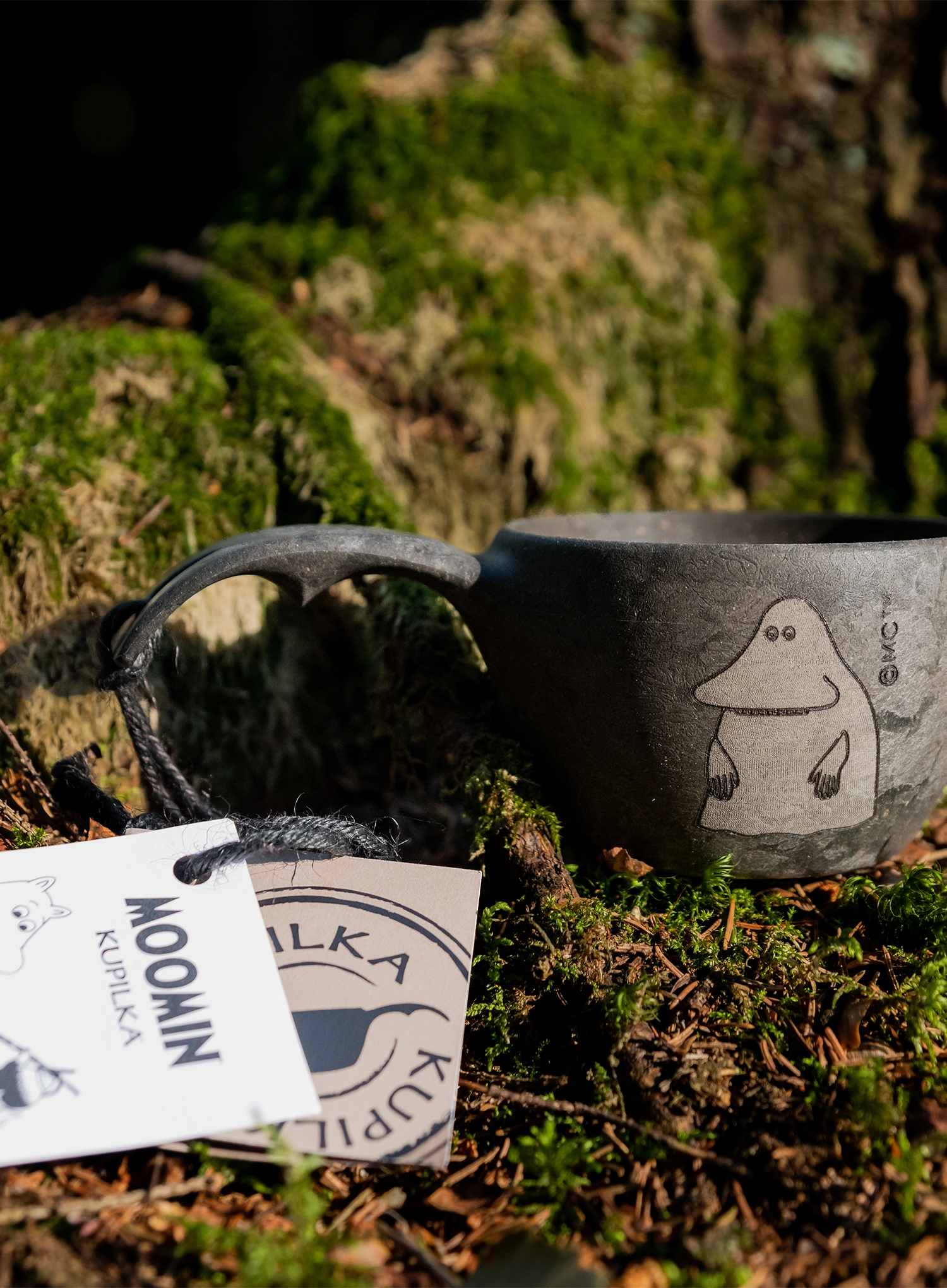 Putna šalica Kupilka 21 Moomin The Groke (0,21 l) - black