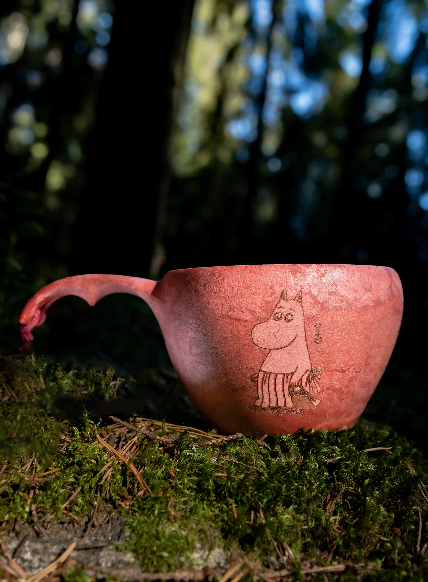 Putna šalica Kupilka 37 Moomin Moominpappa (0,37 l) - red