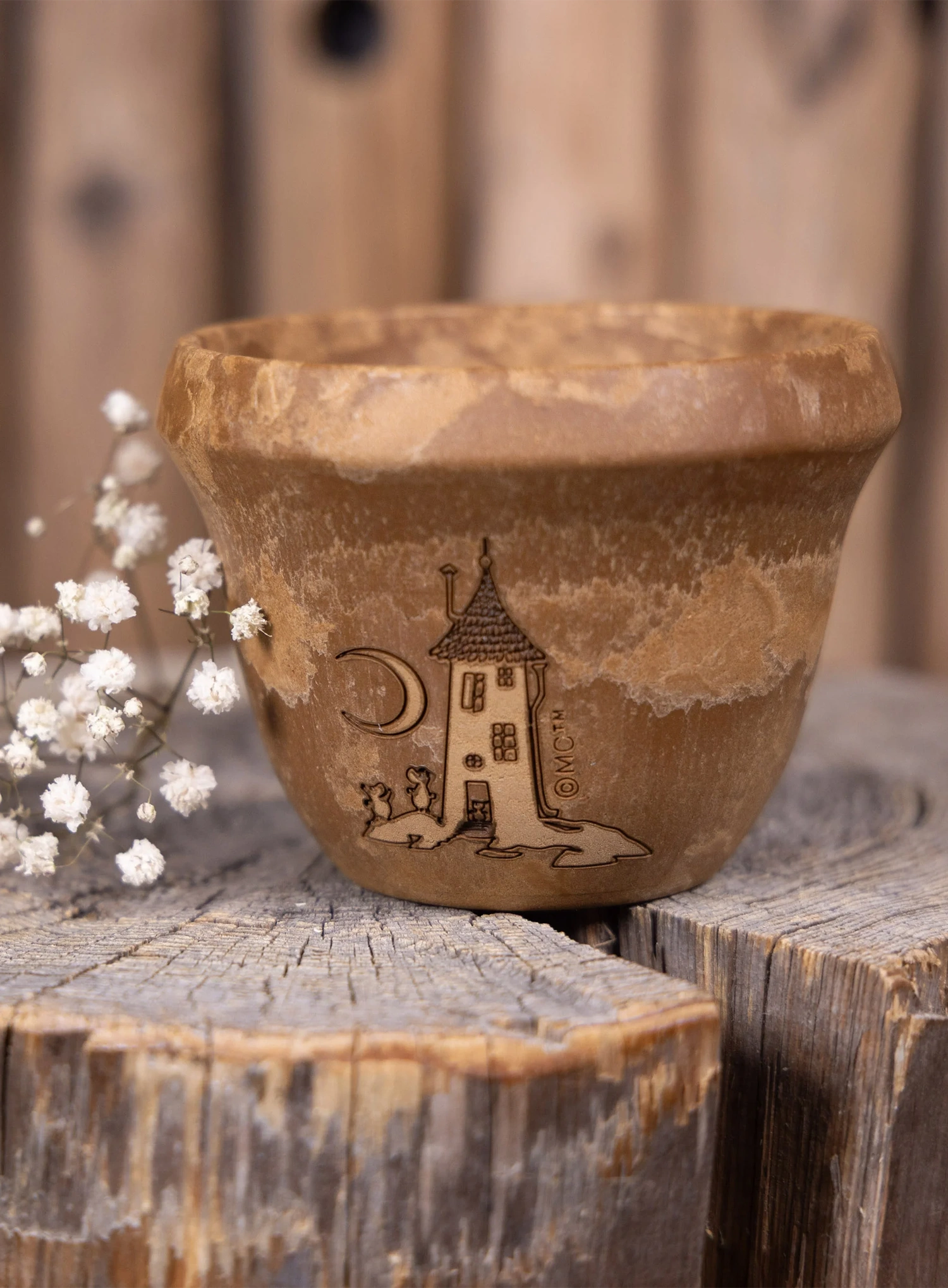 Putna šalica Kupilka Suova 20 Moomin Moominhouse (0,2 l) - brown
