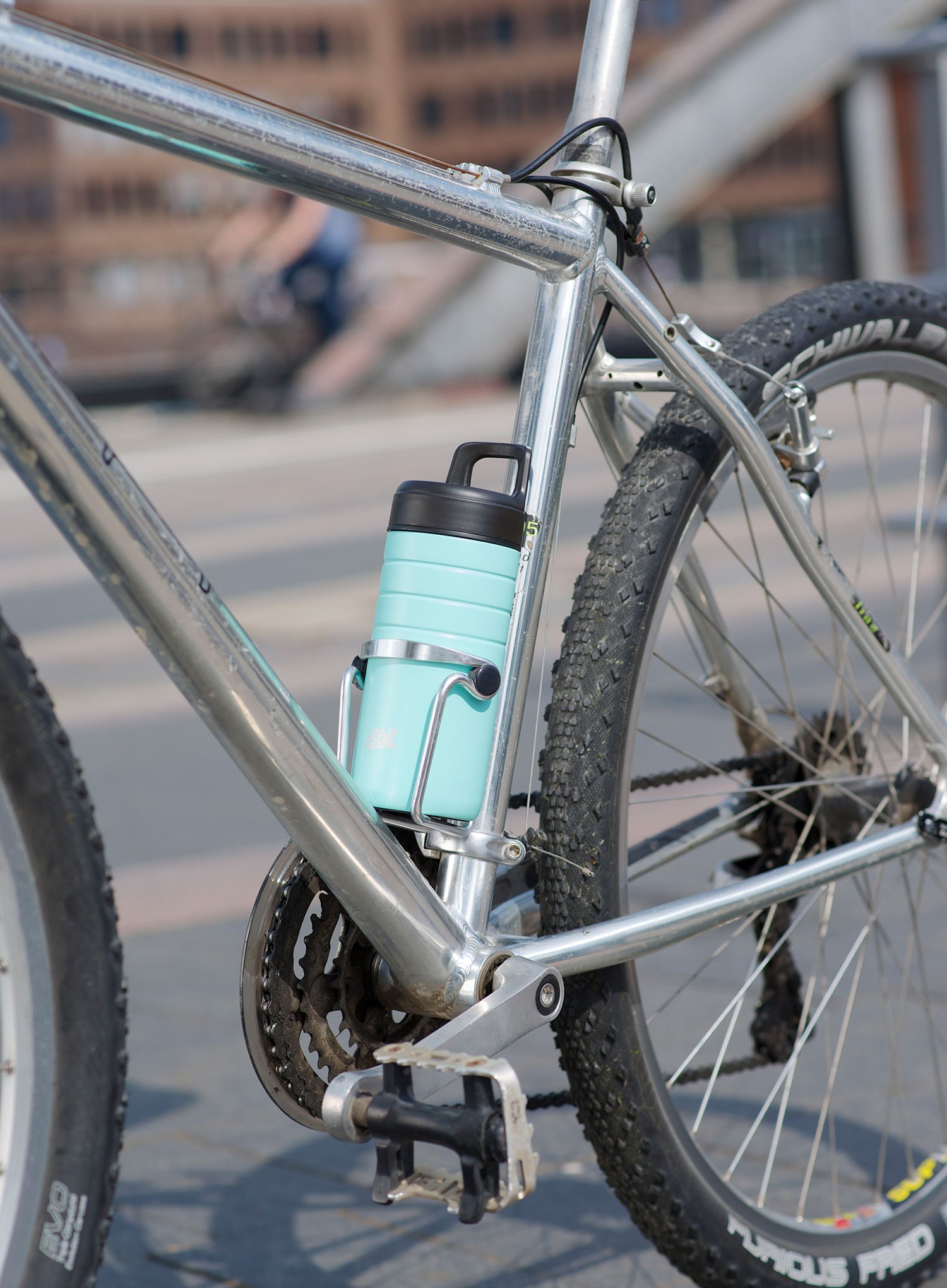 Termo šalica Esbit Majoris Stainless Steel Thermo Mug 450ml - aqua mint