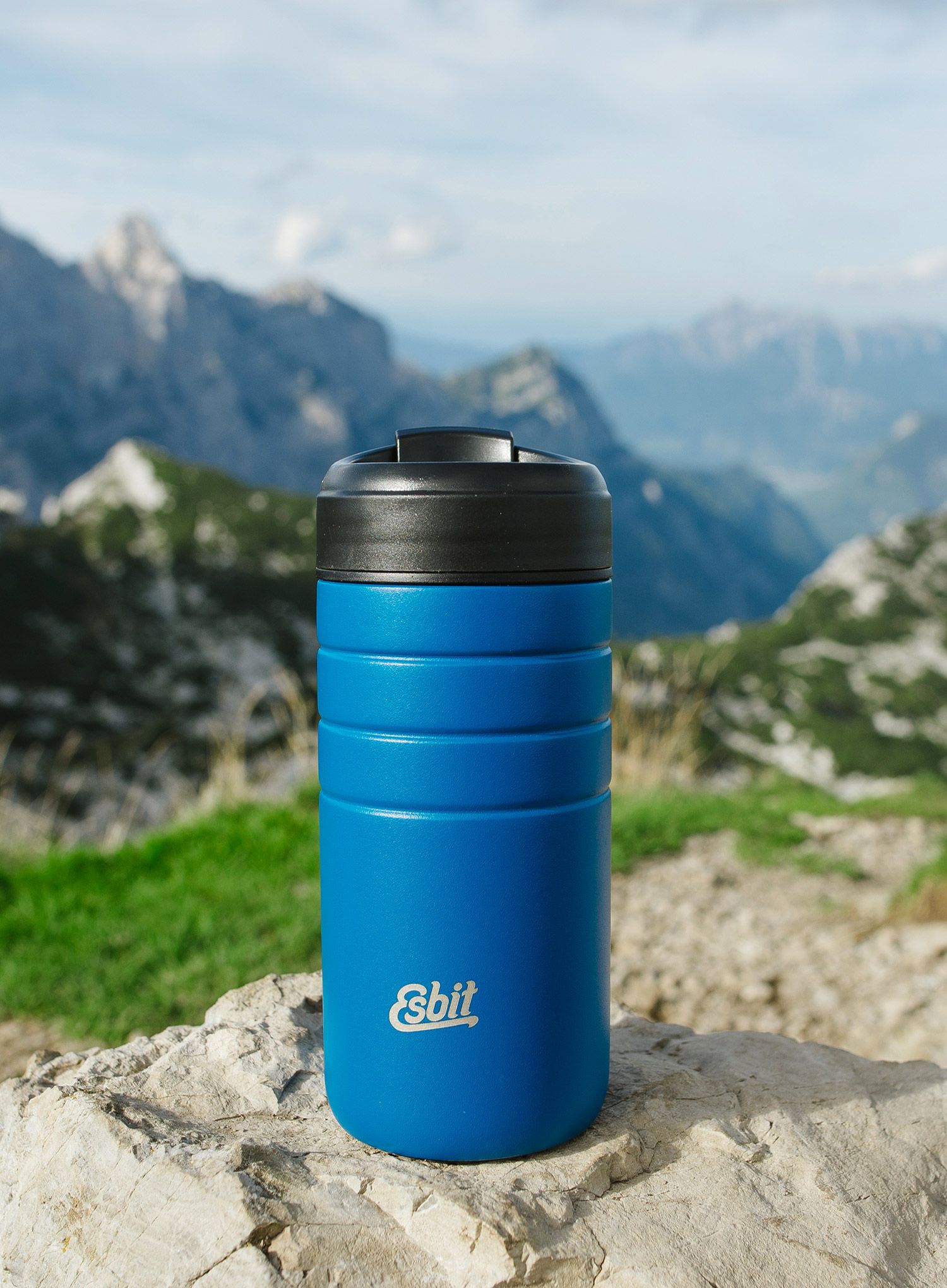 Termo šalica Esbit Majoris Thermo Mug Flip Top 450ml - polar blue