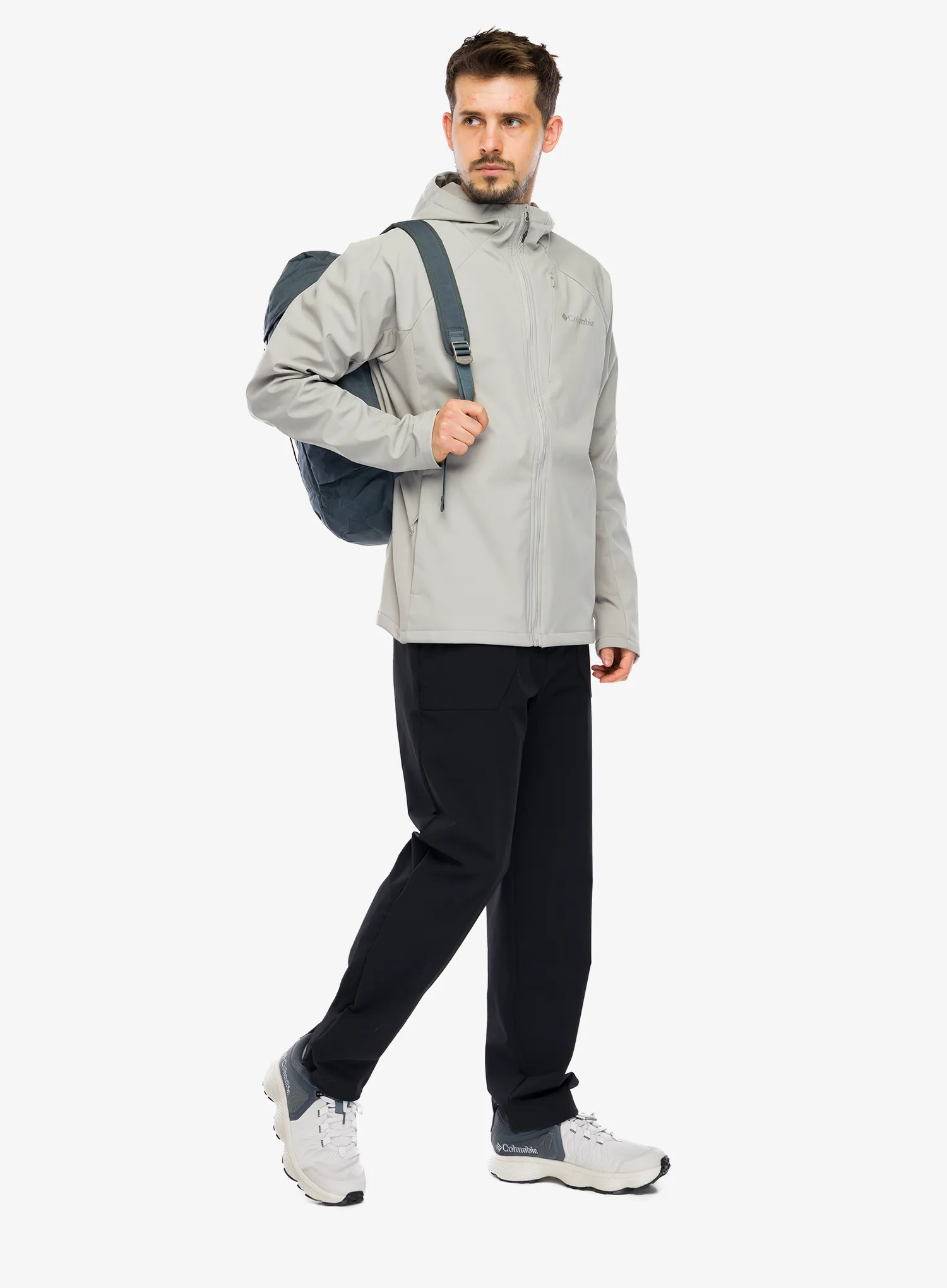 Jakna Columbia Trailborne Softshell - flint grey