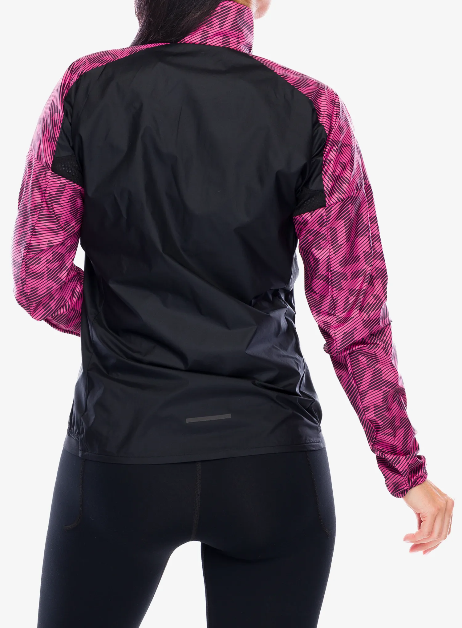 Ženska jakna za trčanje adidas TERREX Trail Running Wind Jacket - pink fusion/aurora black