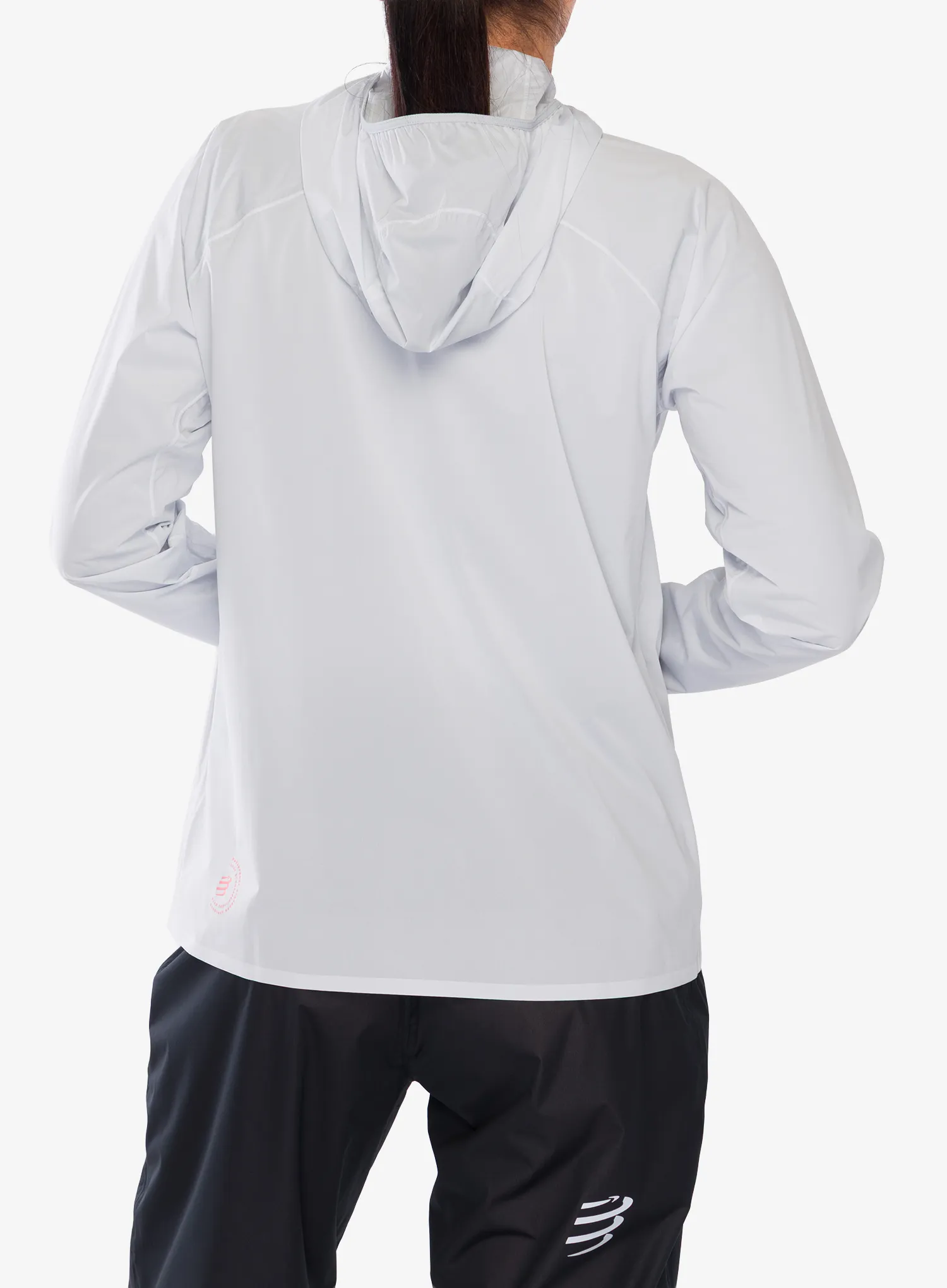 Ženska jakna za trčanje Compressport Hurricane Waterproof 10/10 Jacket - grey dawn