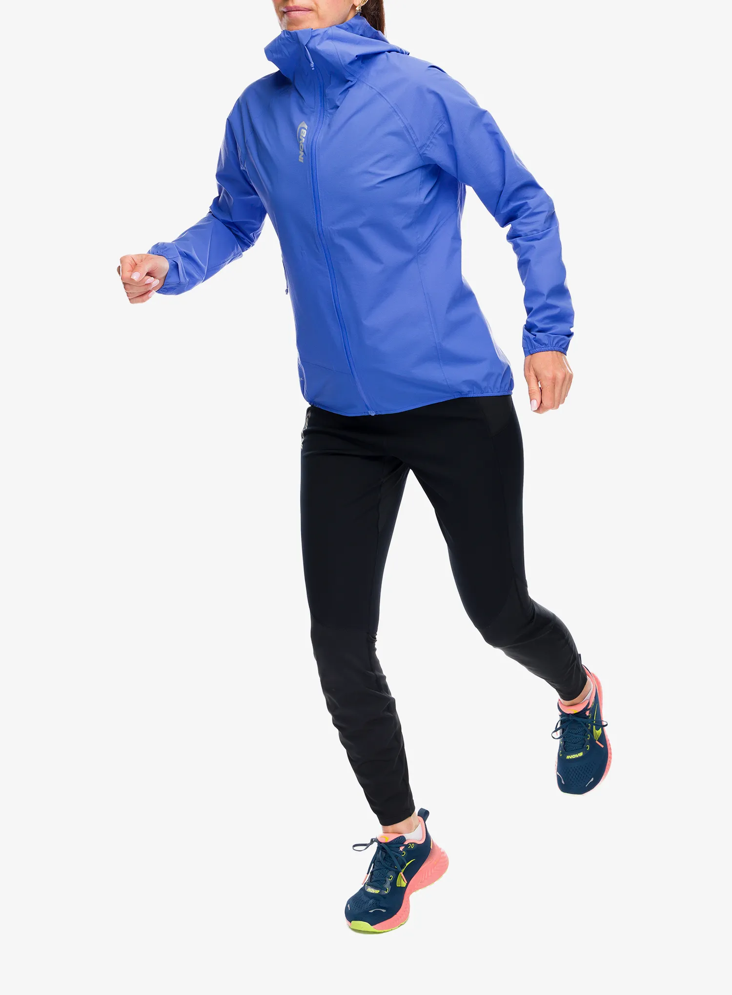 Ženska jakna za trčanje Inov-8 Stormshell V4 - blue